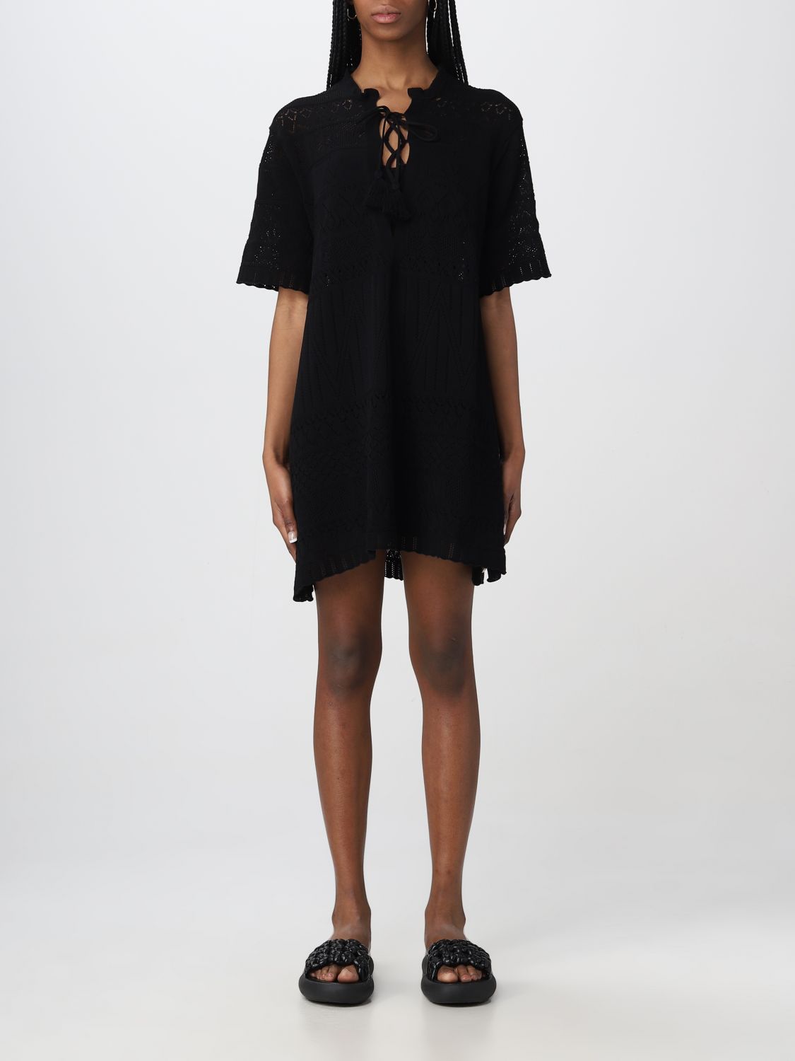 Zadig & Voltaire Dress Woman Color Black | ModeSens