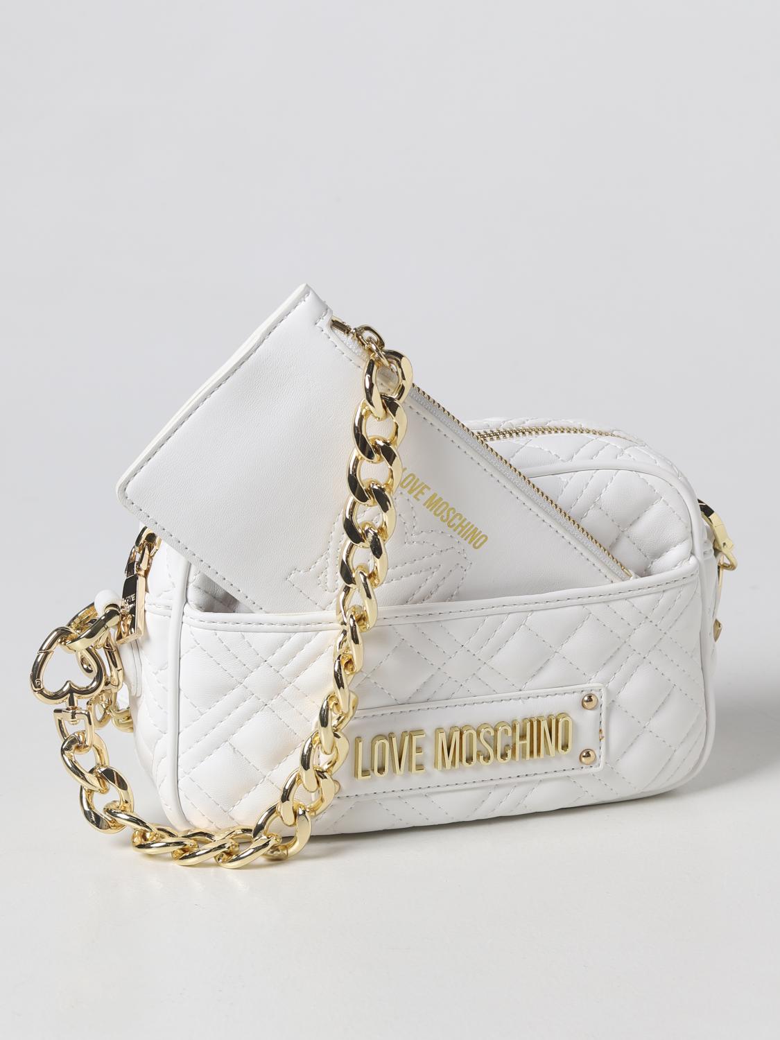 LOVE MOSCHINO mini bag for woman White Love Moschino mini bag JC4017PP1GLA0 online on