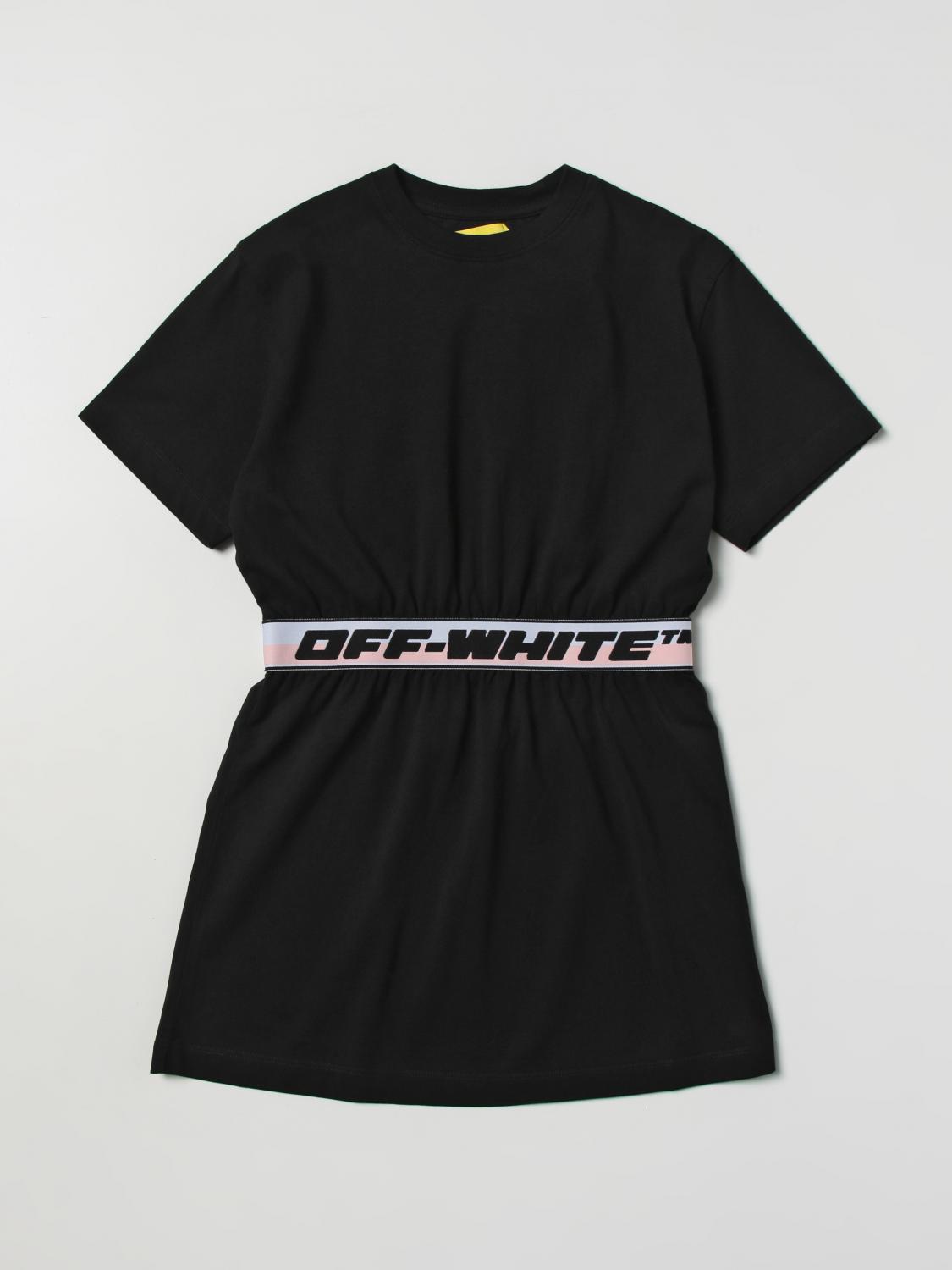 OFFWHITE dress for girls Black OffWhite dress OGDB009S23JER001