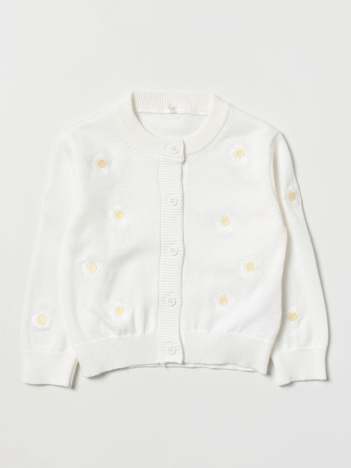 Sweater Stella Mccartney Kids: Stella Mccartney Kids sweater for baby yellow cream 1