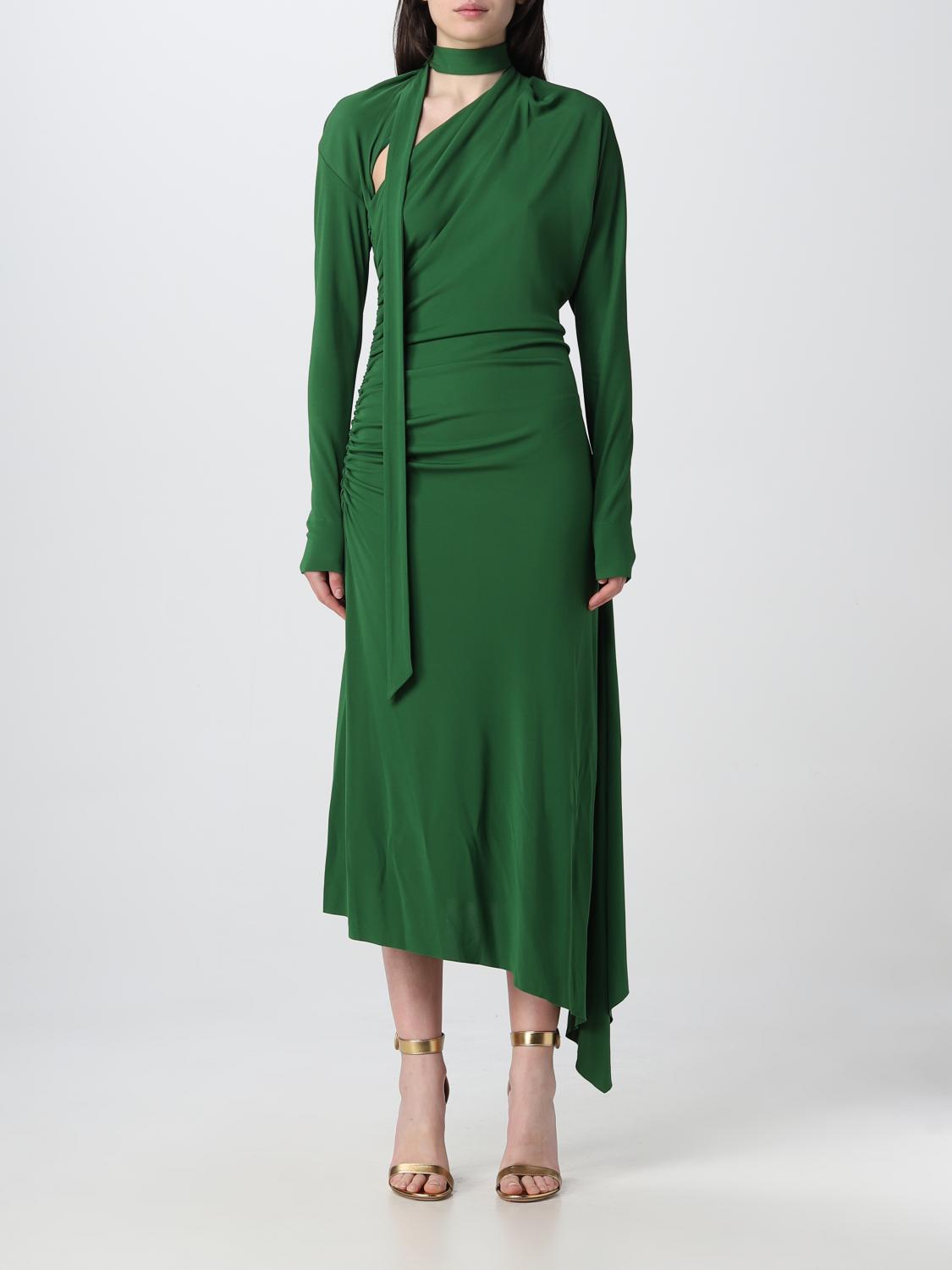 VICTORIA VICTORIA BECKHAM dress for woman Green Victoria Victoria