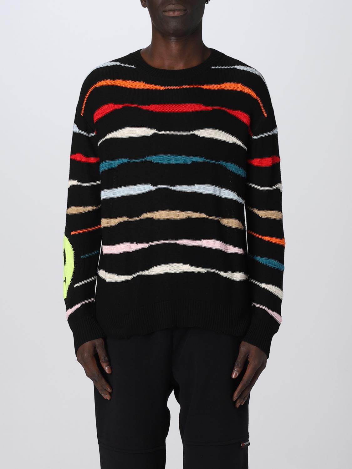 Barrow Man Sweater Black Size Xl Viscose In Black