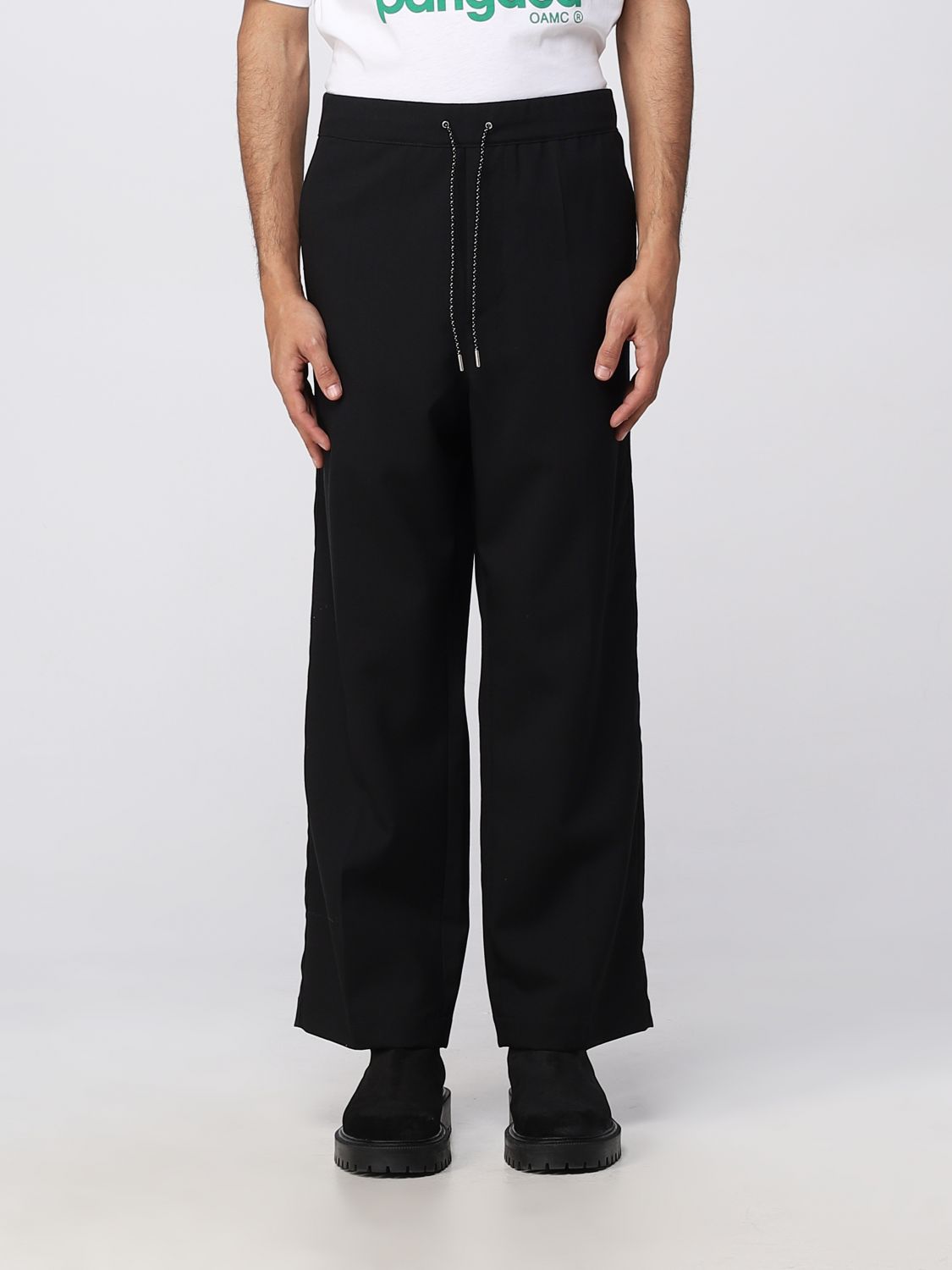 OAMC: pants for man - Black | Oamc pants 23E28OAU48LANOA028 online at ...