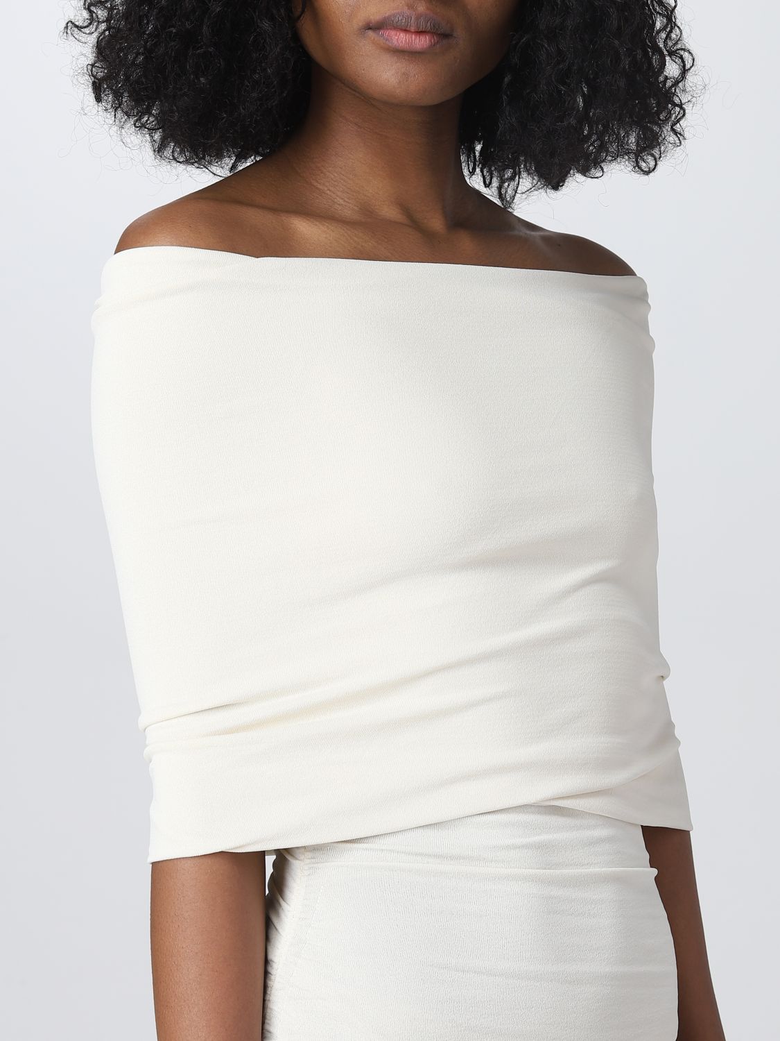 KHAITE: dress for woman - White | Khaite dress 8821400 online on GIGLIO.COM