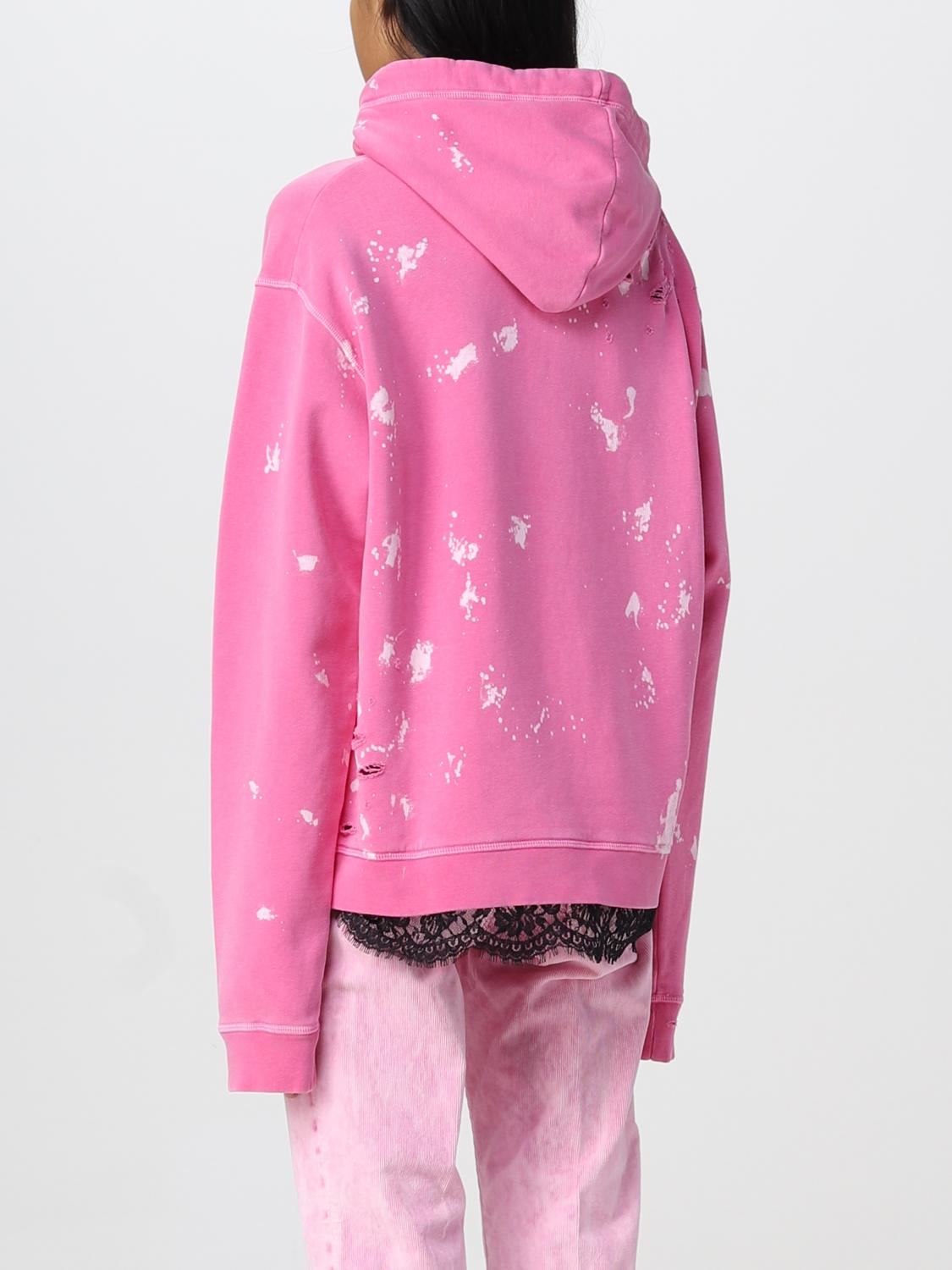 Off white flower hoodie on sale pink