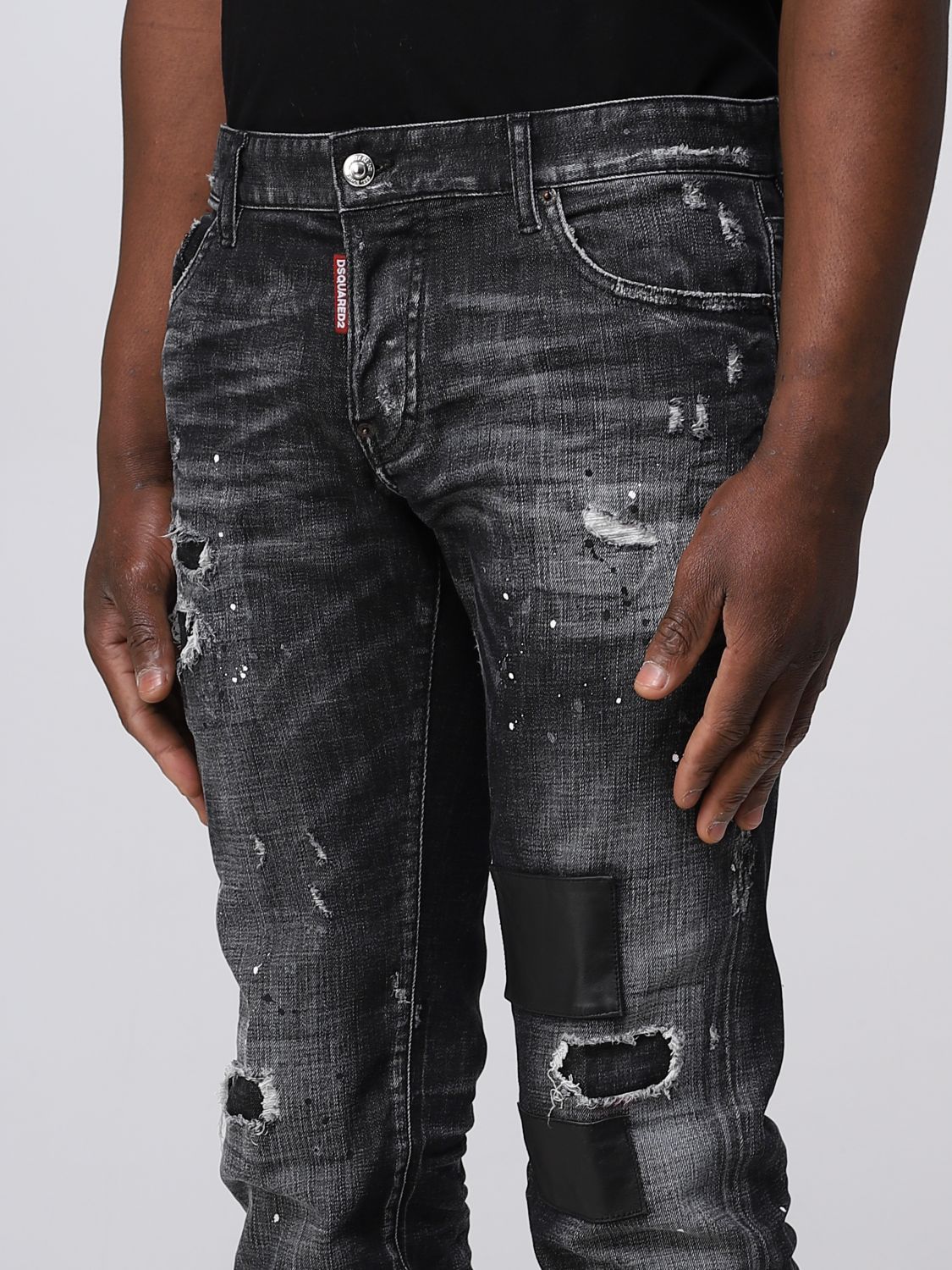 Viewer Filth shoes DSQUARED2: jeans for man - Black | Dsquared2 jeans S74LB1222S30357 online  on GIGLIO.COM
