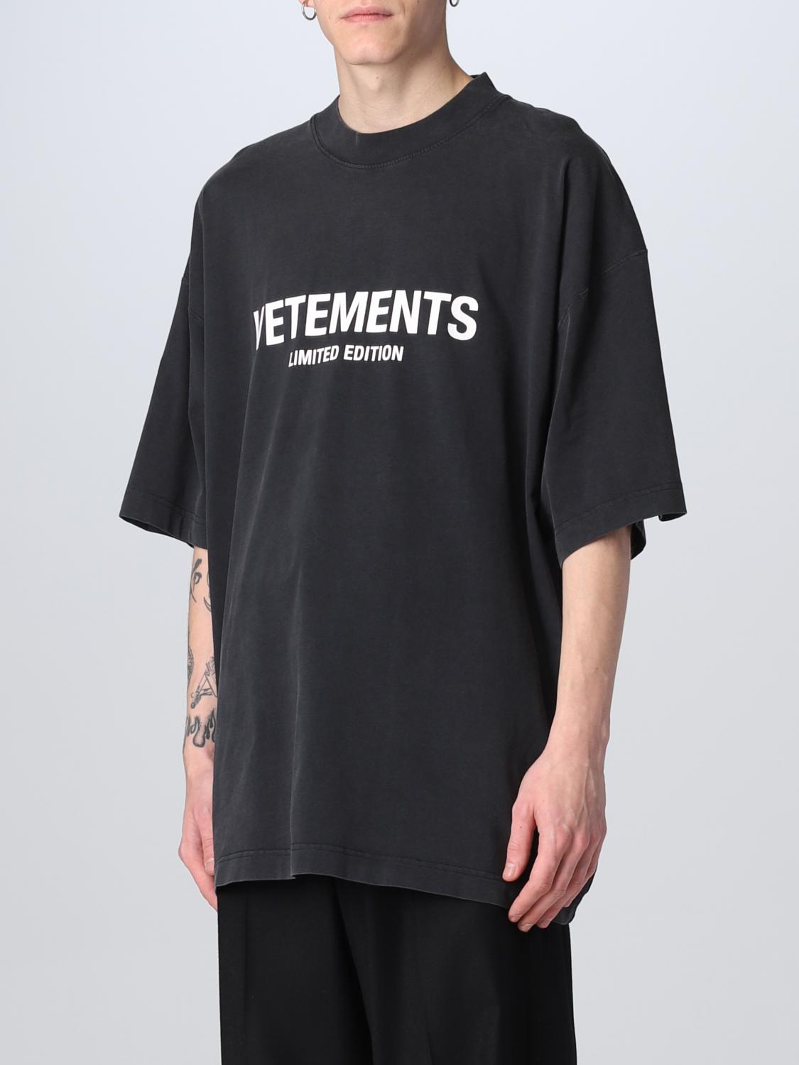 VETEMENTS: t-shirt for man - Black | Vetements t-shirt UE63TR720X