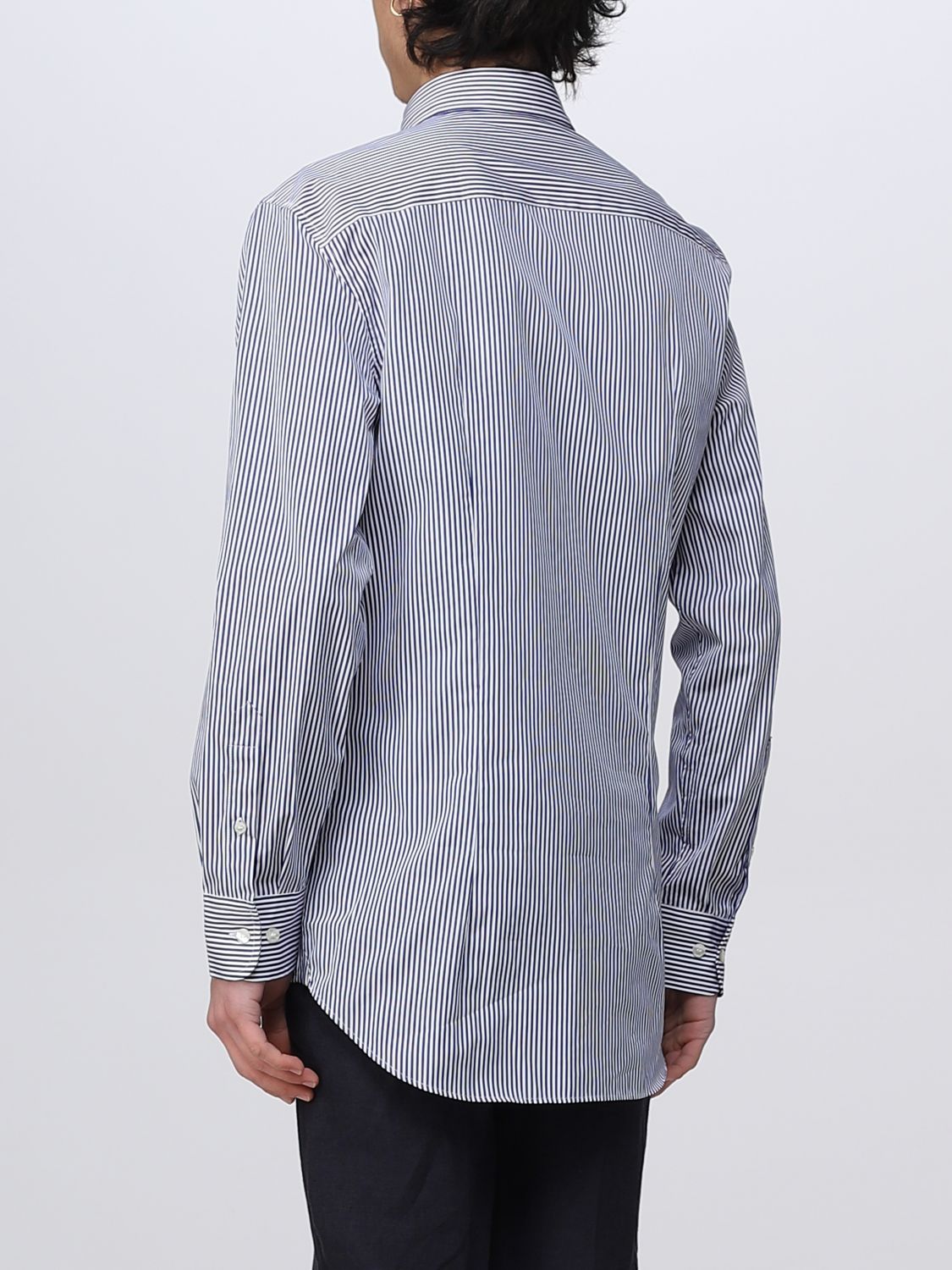 Camicia Etro: Camicia Etro a righe in cotone blue 3