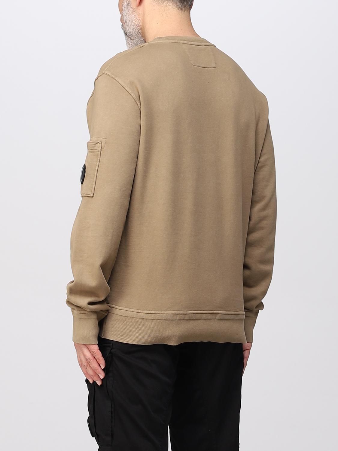 Cp company olive on sale sweatshirt