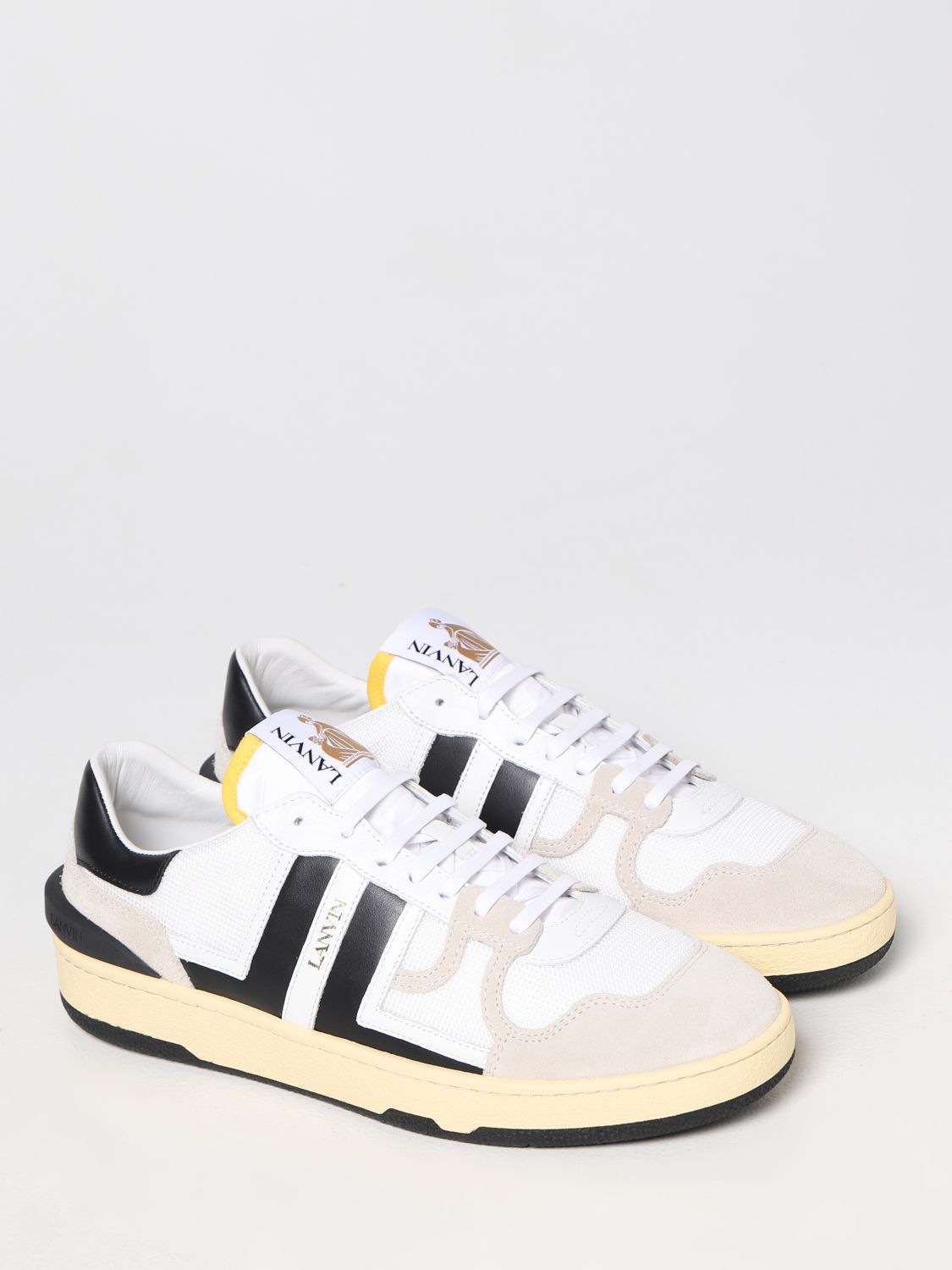 LANVIN: sneakers for man - White | Lanvin sneakers FMSKDK00NAS1P21 ...