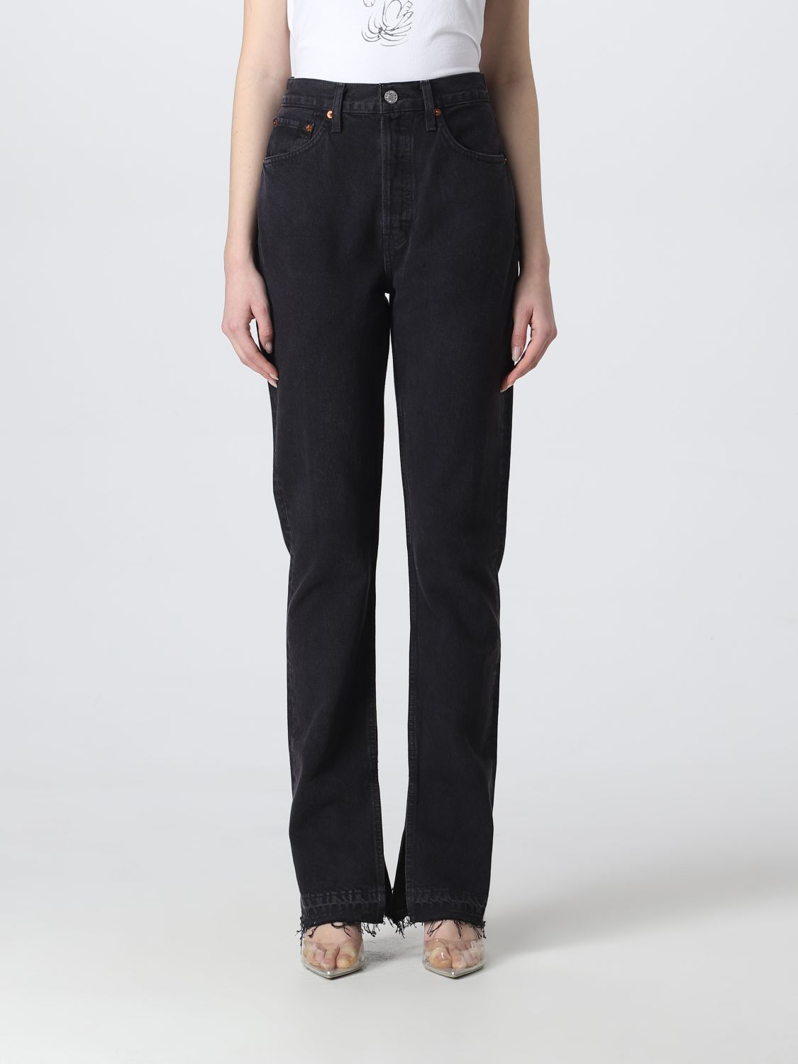 RE/DONE: for woman | Re/Done jeans 18403WHRSKBT online on GIGLIO.COM