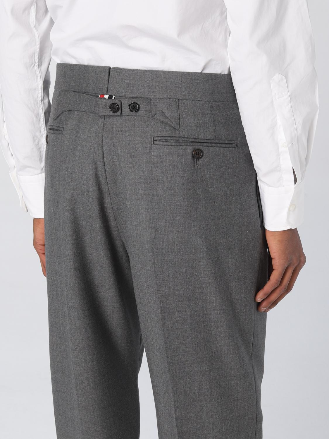 THOM BROWNE pants for man Grey Thom Browne pants MTC001A00626