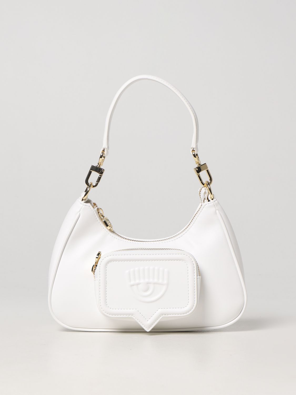 Shop Chiara Ferragni Handbag  Woman Color White