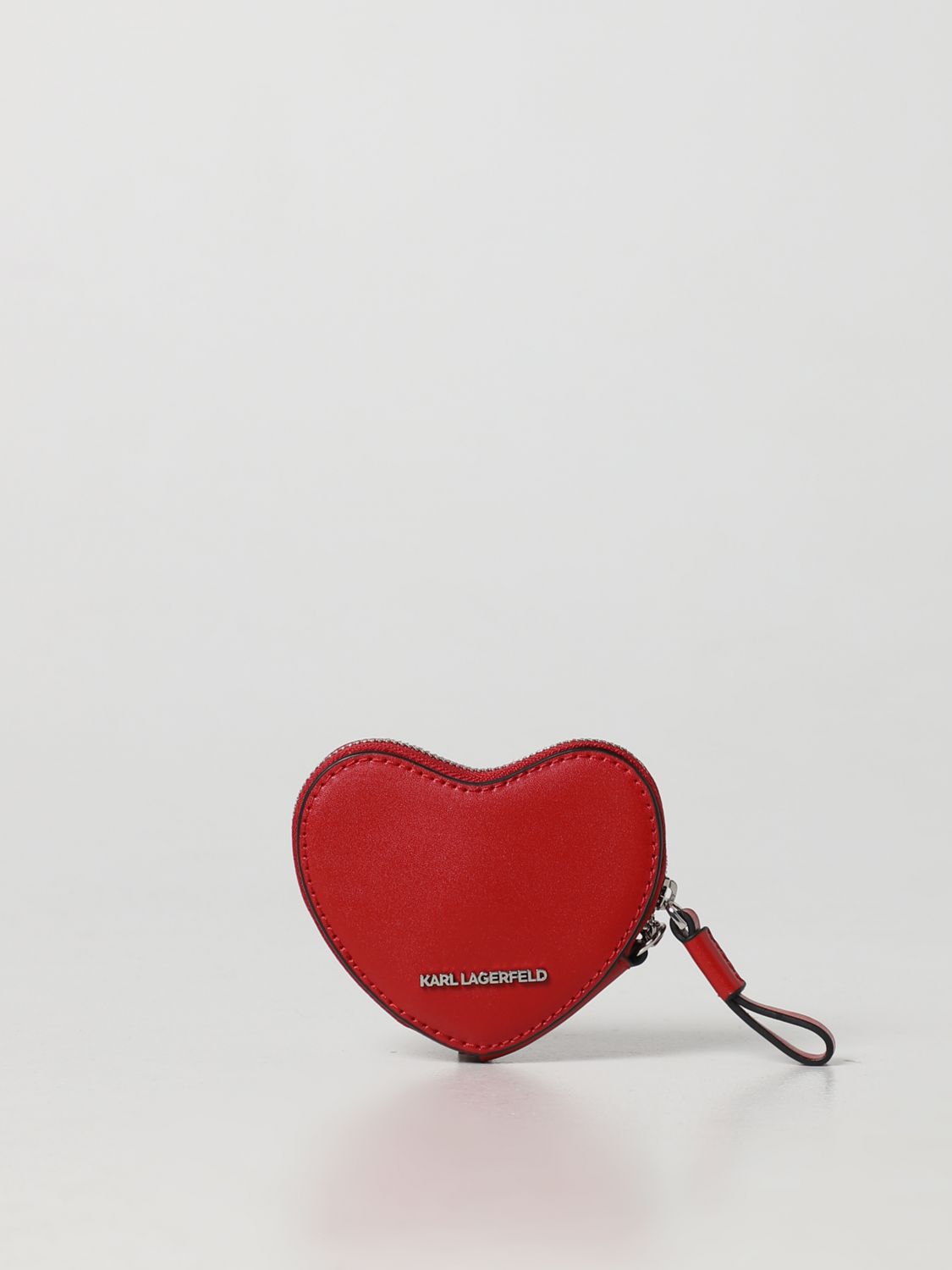 KARL LAGERFELD: wallet for woman - Red | Karl Lagerfeld wallet 230W3248 ...