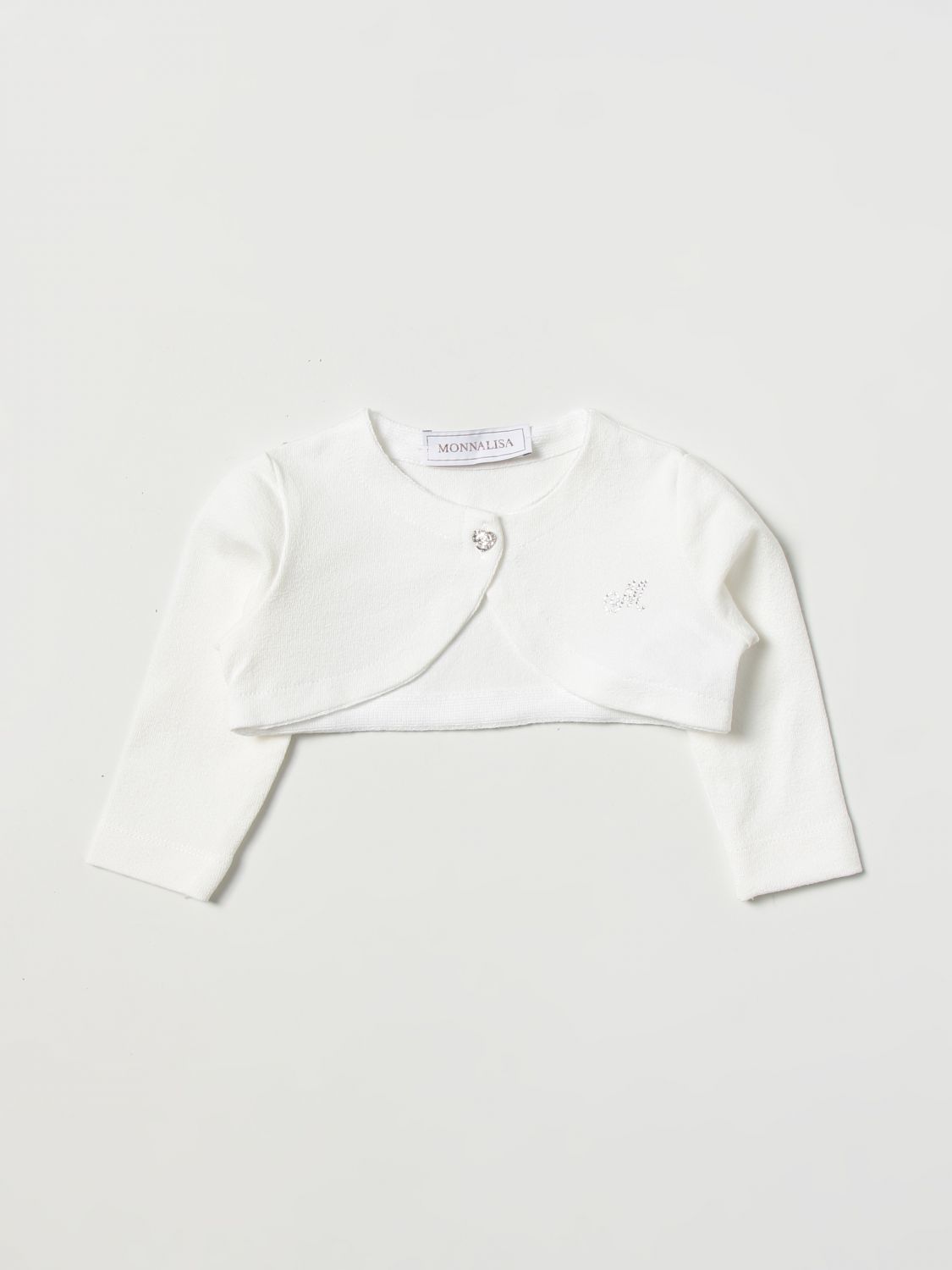 Monnalisa Babies' Pullover  Kinder Farbe Cream