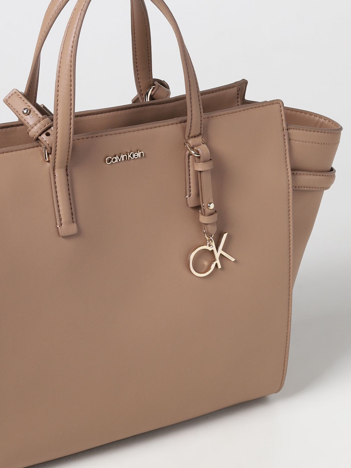 CALVIN KLEIN: handbag for woman - Brown | Calvin Klein handbag K60K610171  online on 
