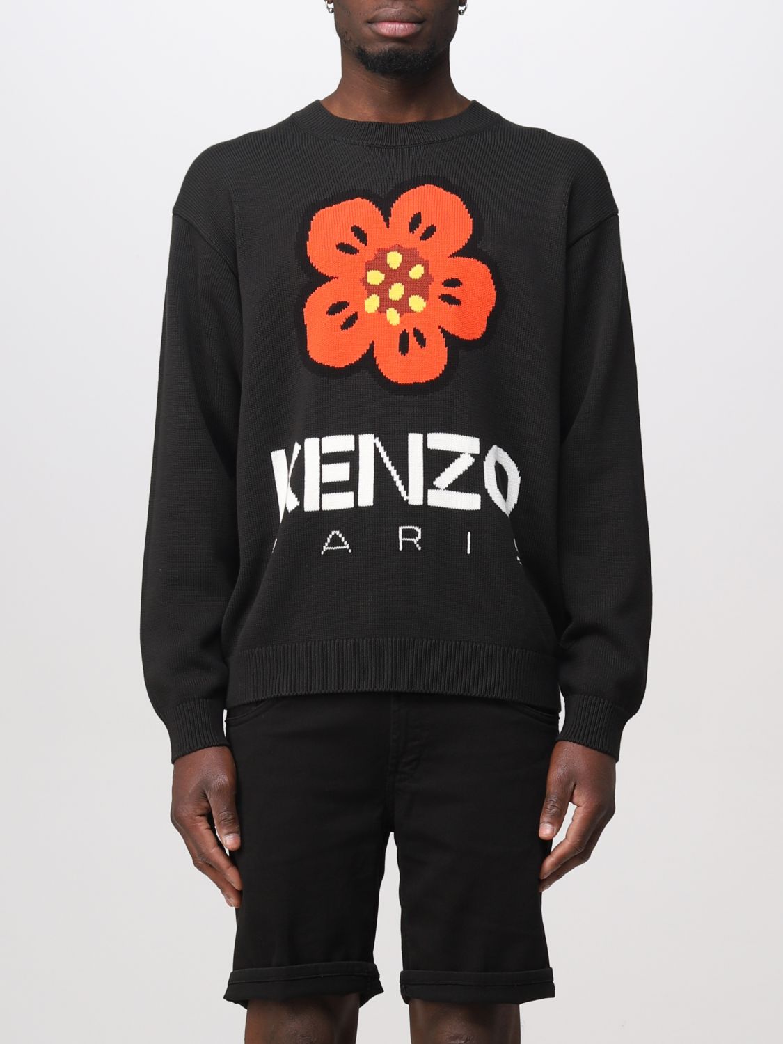 Shop Kenzo Sweater  Men Color Black