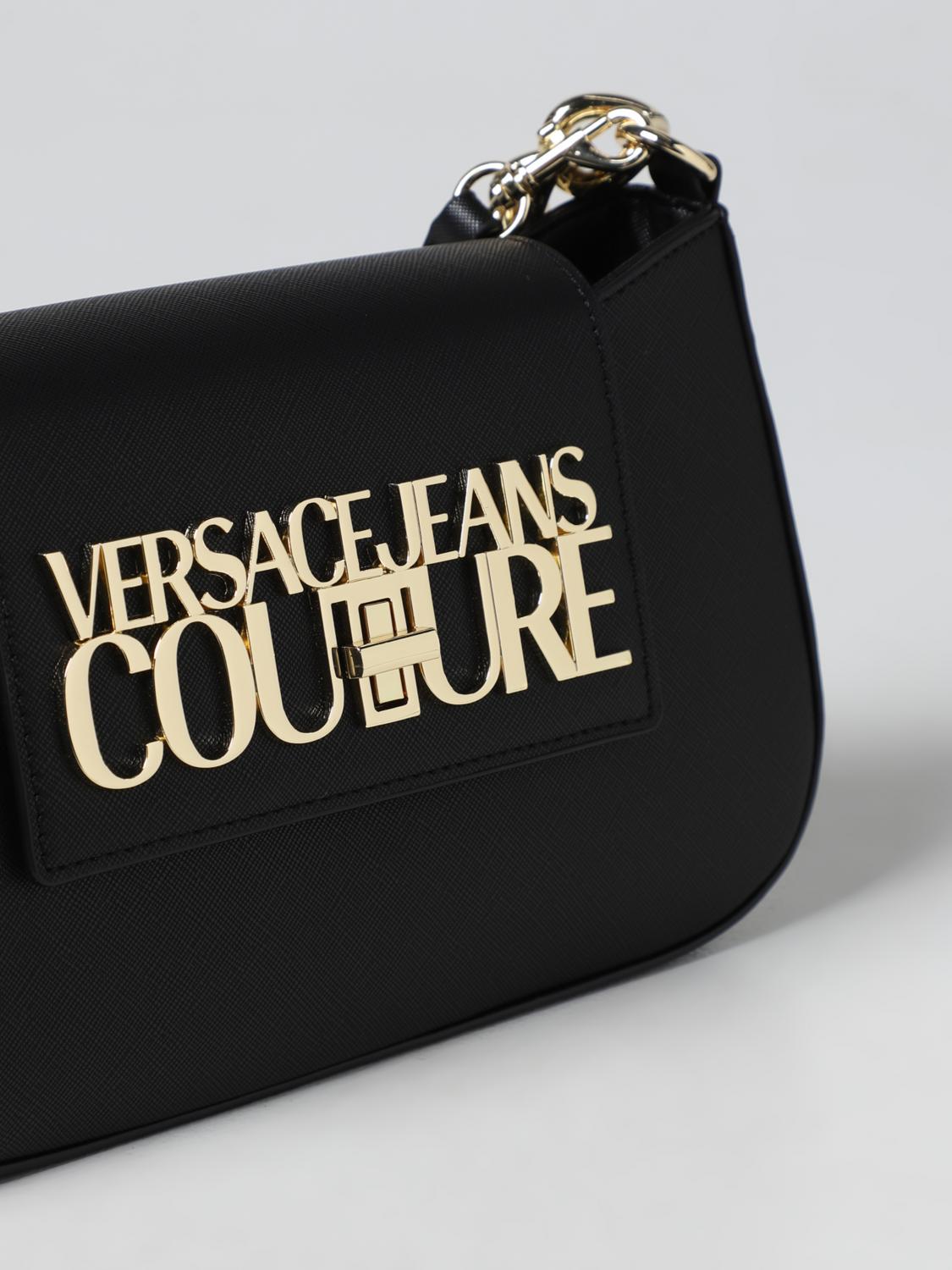 VERSACE JEANS COUTURE shoulder bag for woman Black Versace Jeans