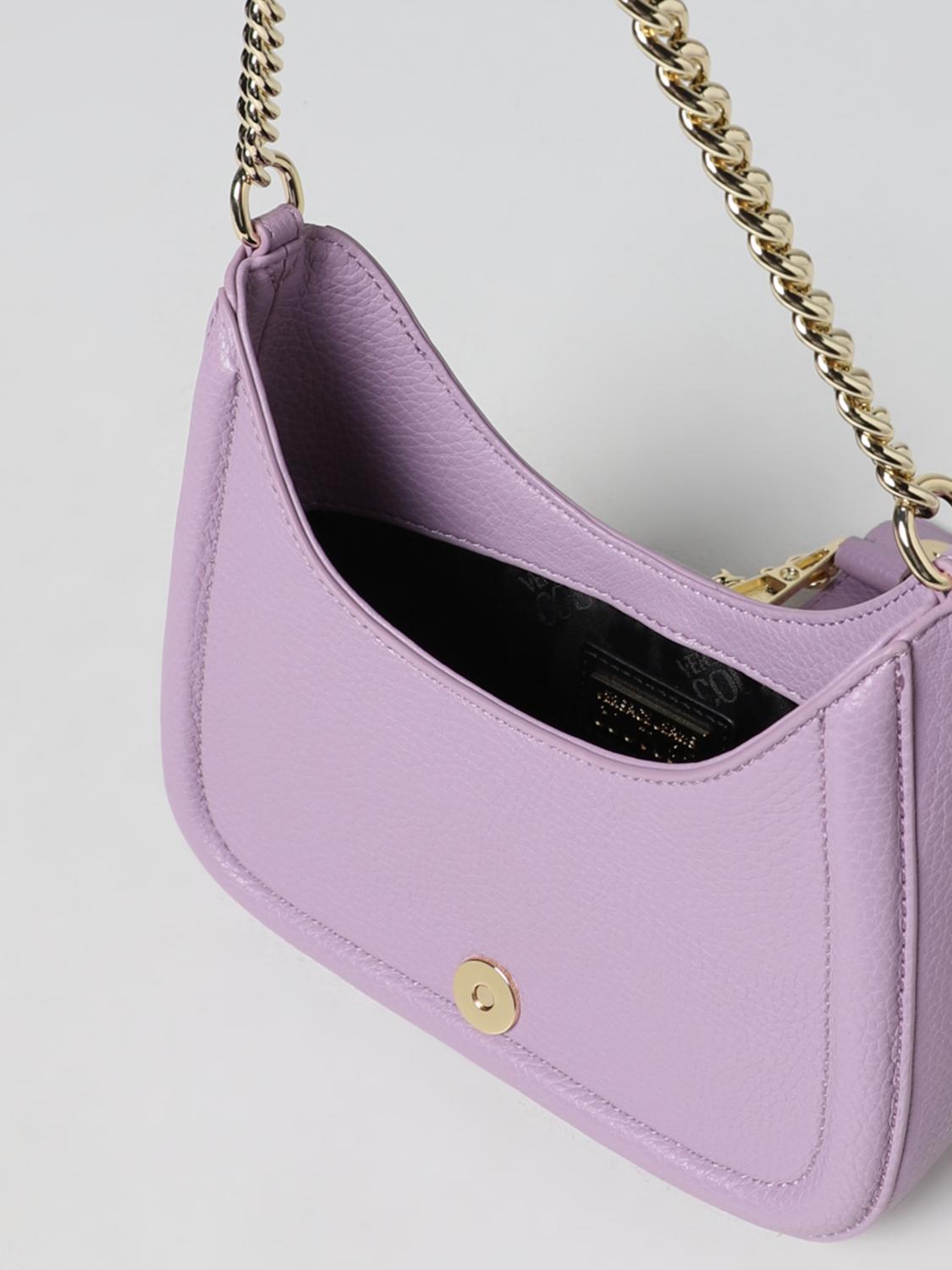 Borsa mini Versace Jeans Couture: Borsa Versace Jeans Couture in pelle sintetica viola 3