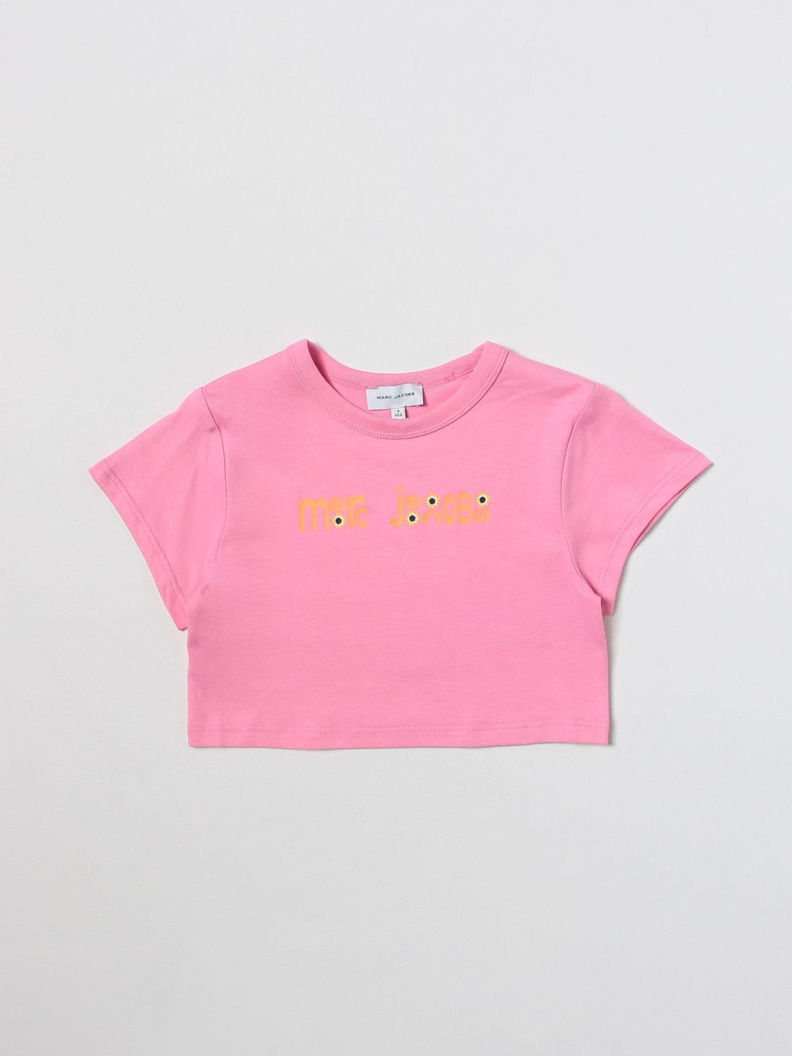 LITTLE MARC JACOBS: t-shirt for girls - Pink | Little Marc Jacobs t ...