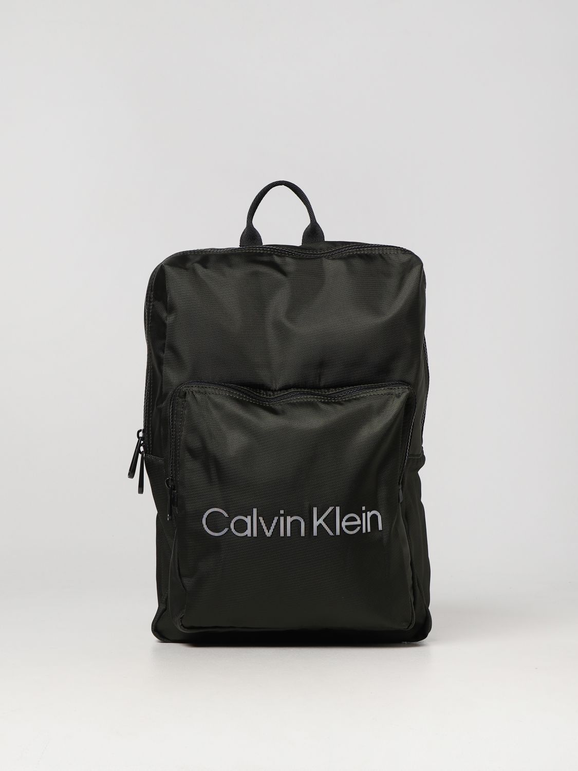CALVIN KLEIN: backpack for man Olive | Calvin Klein backpack K50K510004 online on GIGLIO.COM