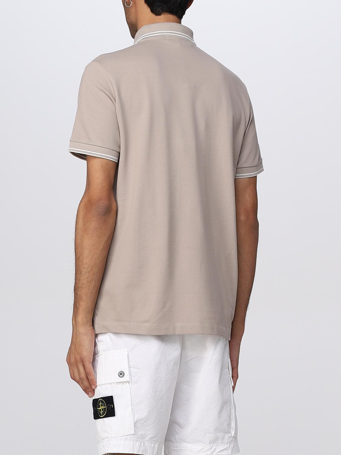 STONE ISLAND polo shirt for man Grey Stone Island polo shirt