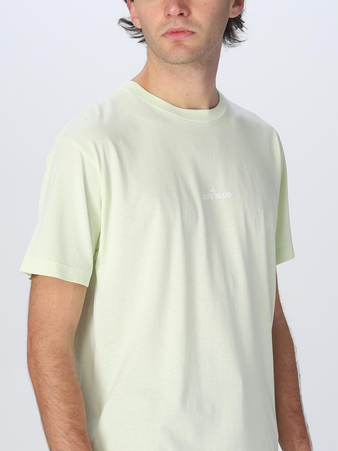 STONE ISLAND tshirt for man Green Stone Island tshirt 78152NS89