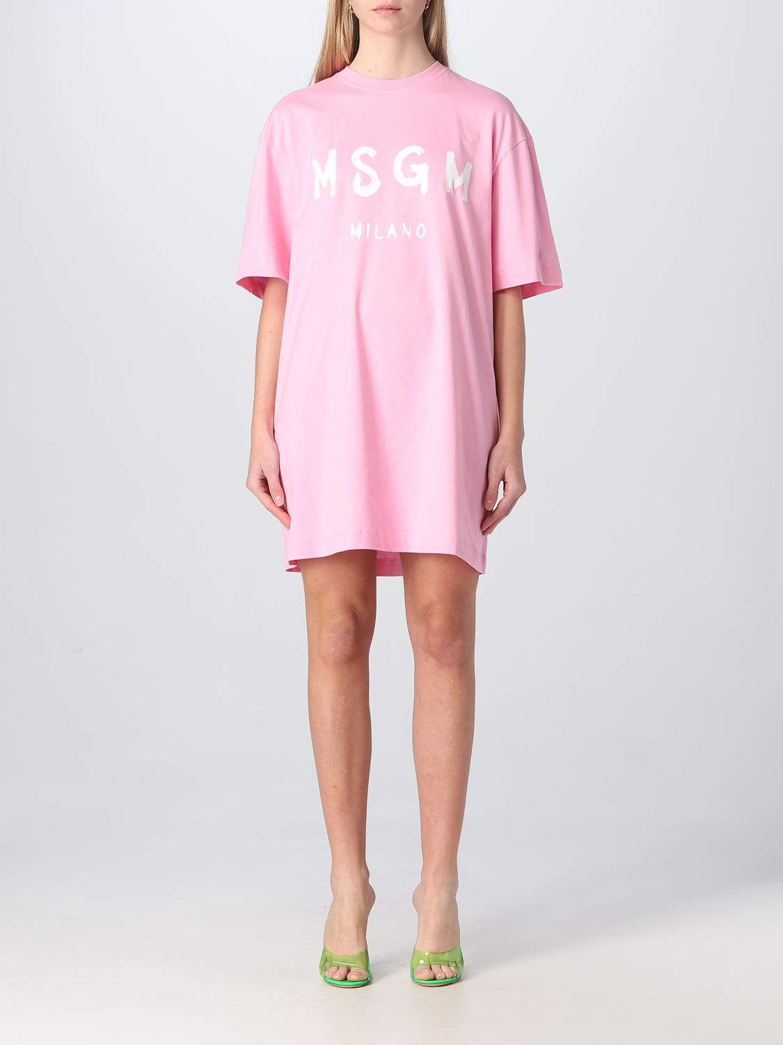 MSGM DRESS IN COTTON,D87358010
