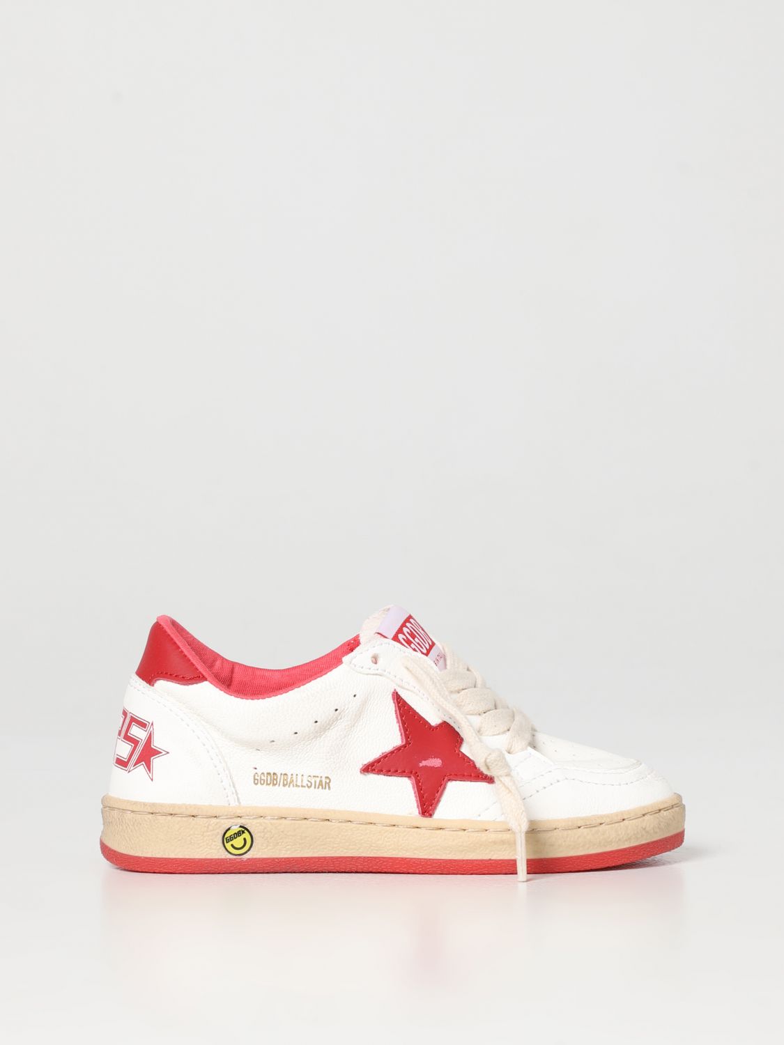 GOLDEN GOOSE BALL STAR GOLDEN GOOSE SNEAKERS IN USED NAPPA LEATHER,D87502001