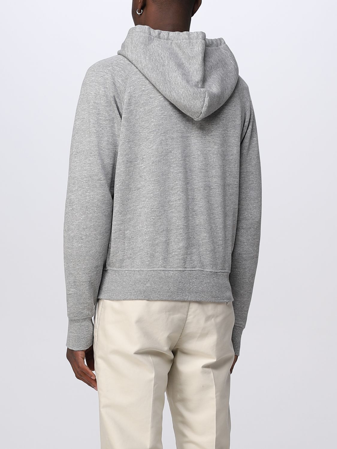 TOM FORD: sweatshirt for man - Grey | Tom Ford sweatshirt JDL002JMC004S23  online on 