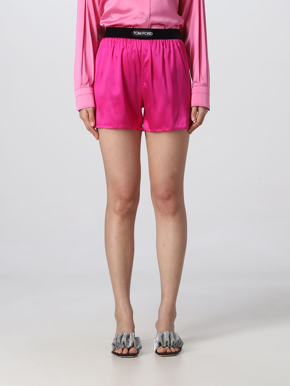 TOM FORD: short for woman - Pink | Tom Ford short SH0021FAX881 online on  