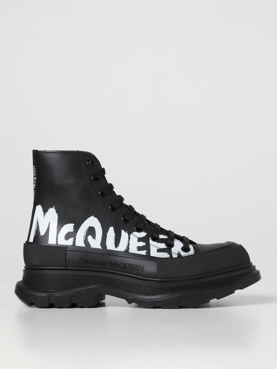 Alexander Mcqueen Boots Men In Black | ModeSens