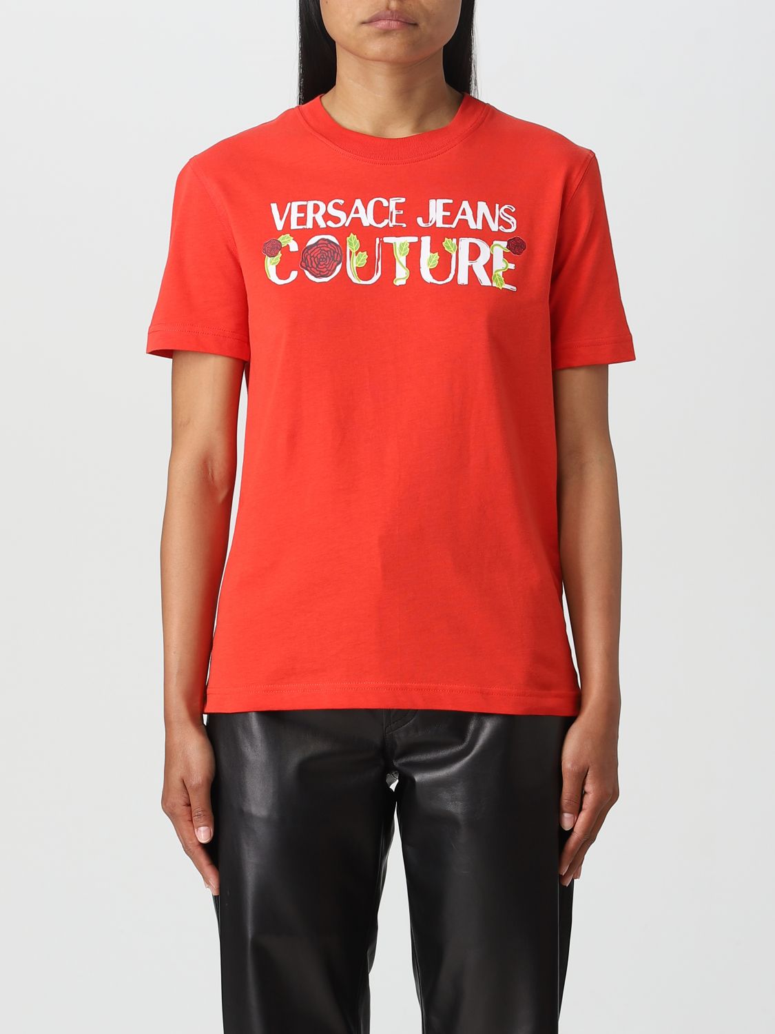 Versace Jeans Couture T-shirt  Damen Farbe Rot In Red