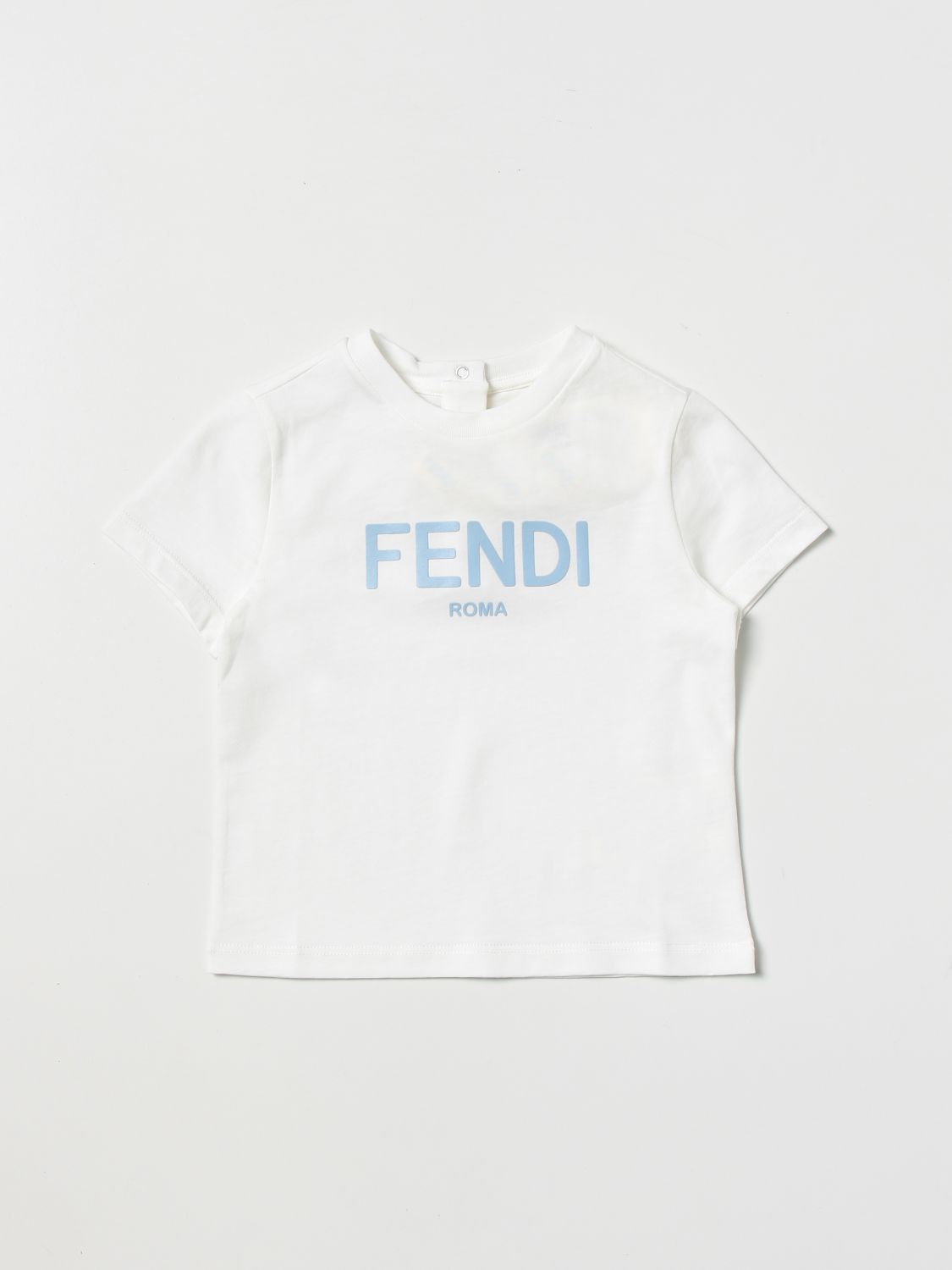 Fendi Babies' T-shirt Kids Kids Color White | ModeSens