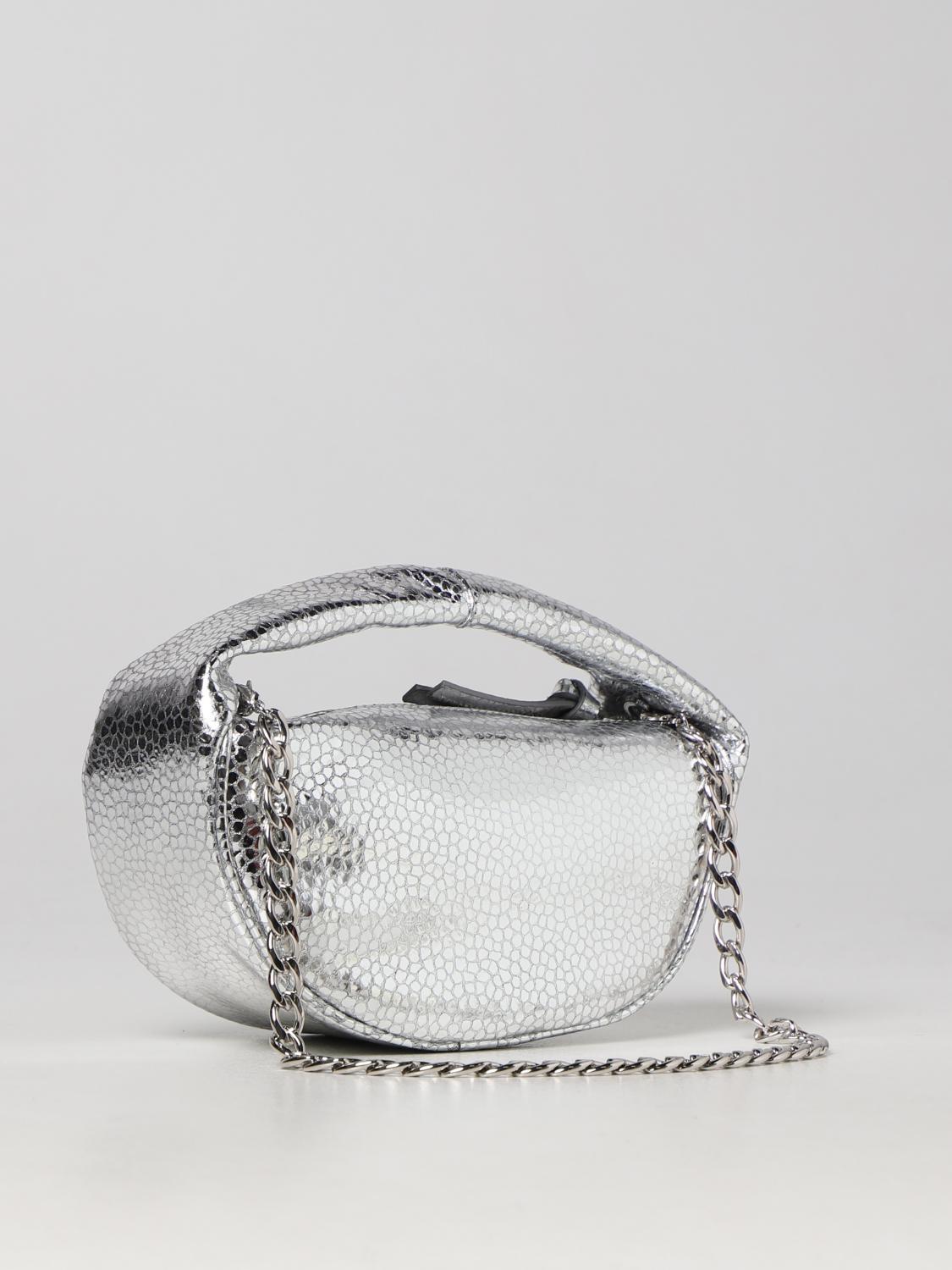 By Far Mini Bag For Woman Silver By Far Mini Bag 23crbcusssvflgsma