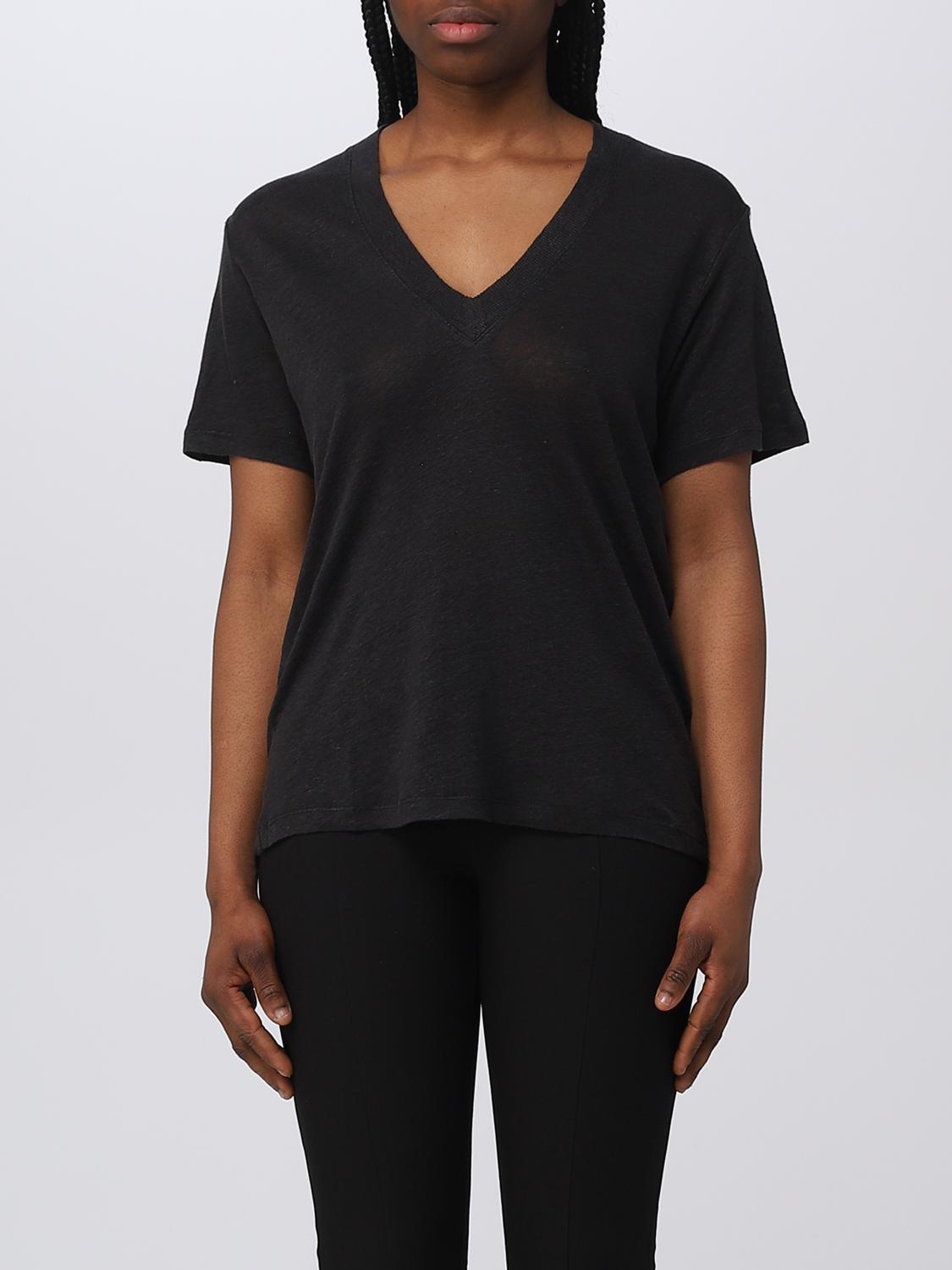 Iro Rodeo Low-cut T-shirt In Black