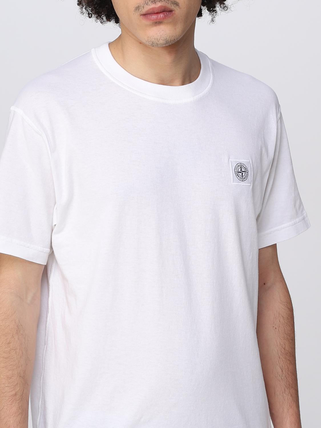 Stone Island - Man - White - T-shirt
