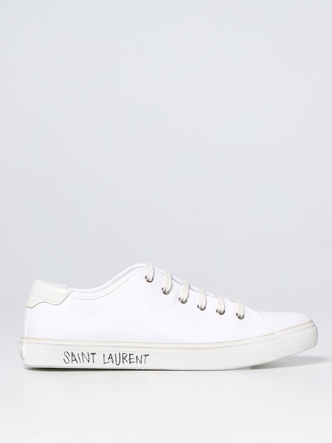 SAINT LAURENT 运动鞋 SAINT LAURENT 男士 颜色 白色,D87984001