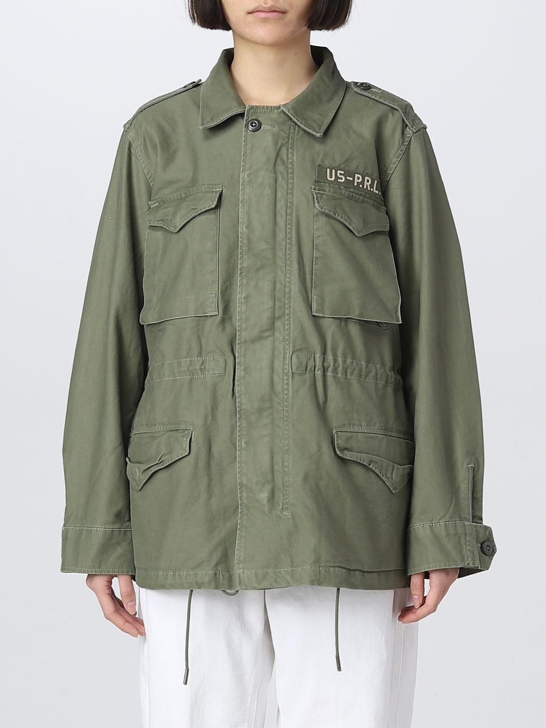 POLO RALPH LAUREN: jacket for woman - Green | Polo Ralph Lauren jacket  211846846 online on 