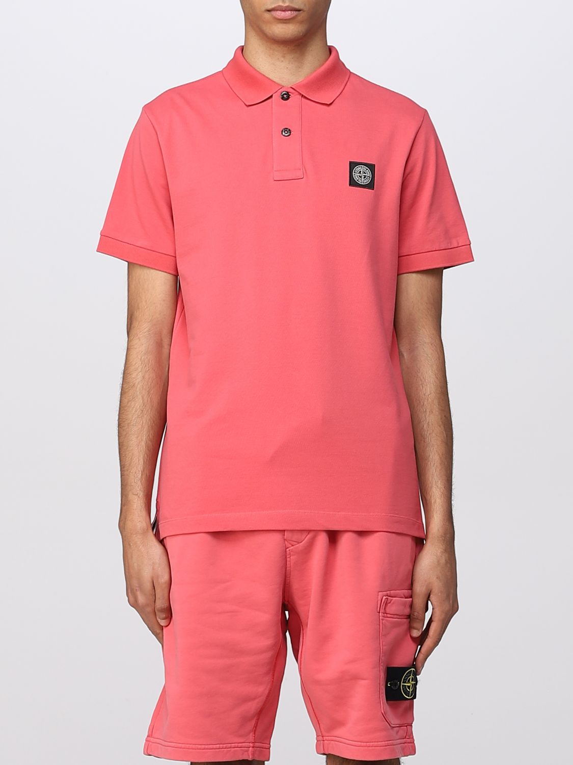 STONE ISLAND POLO SHIRT STONE ISLAND MEN COLOR ORCHID,D88215258