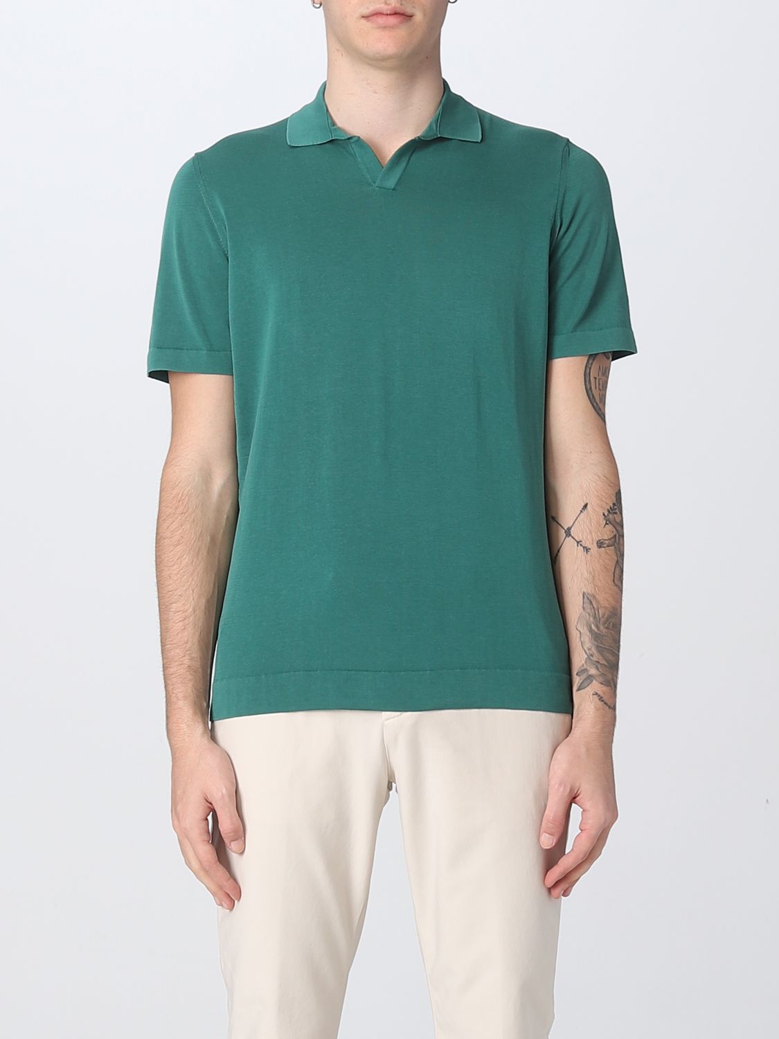 Drumohr Polo Shirt  Men Color Green