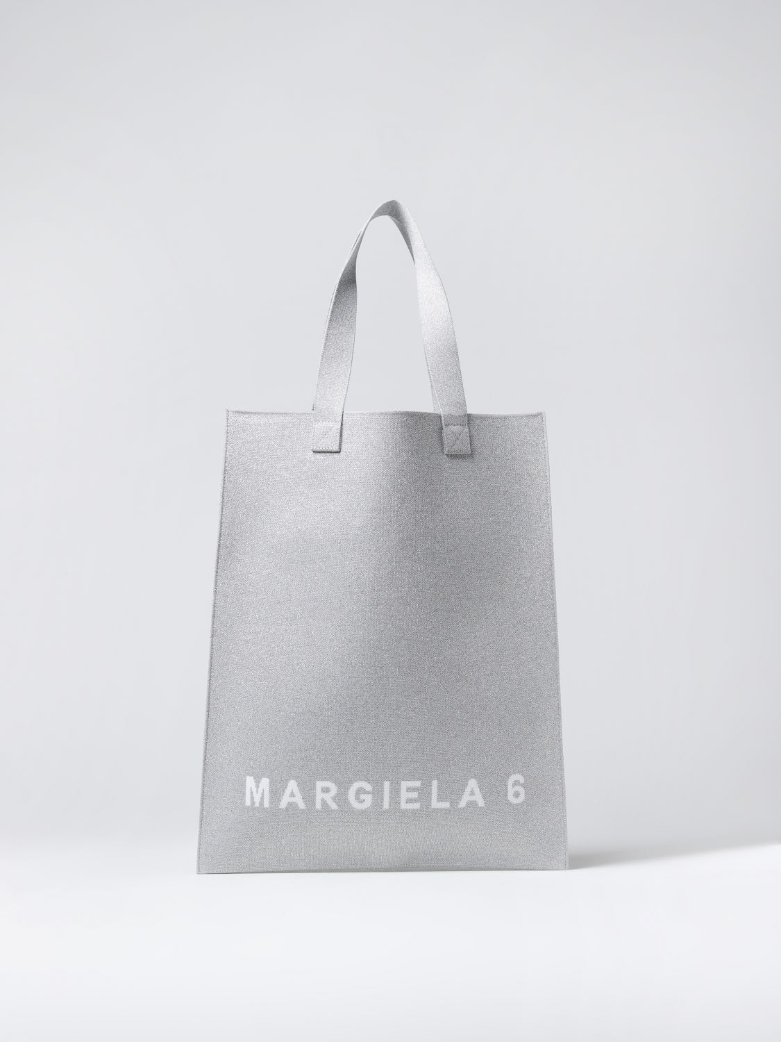 Mm6 Maison Margiela Tote Bags  Woman Color Silver