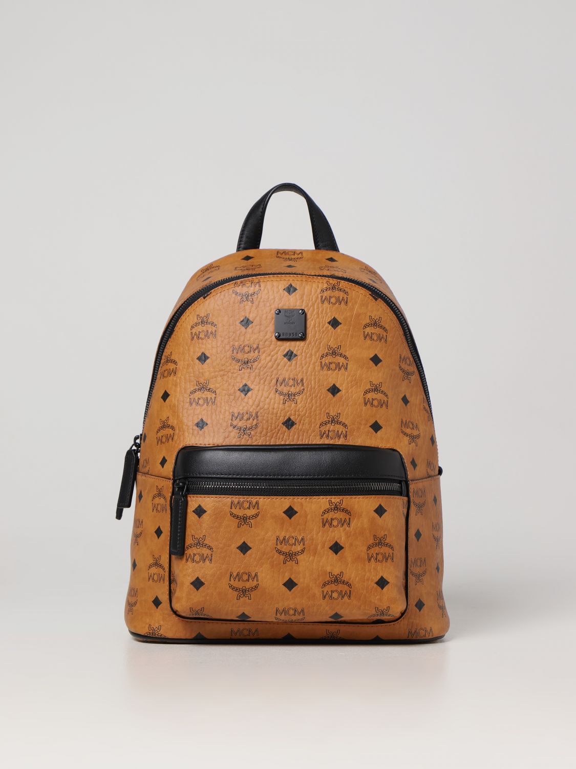 MCM: backpack for man - Copper Red | Mcm backpack MMKCSVE02 online on ...