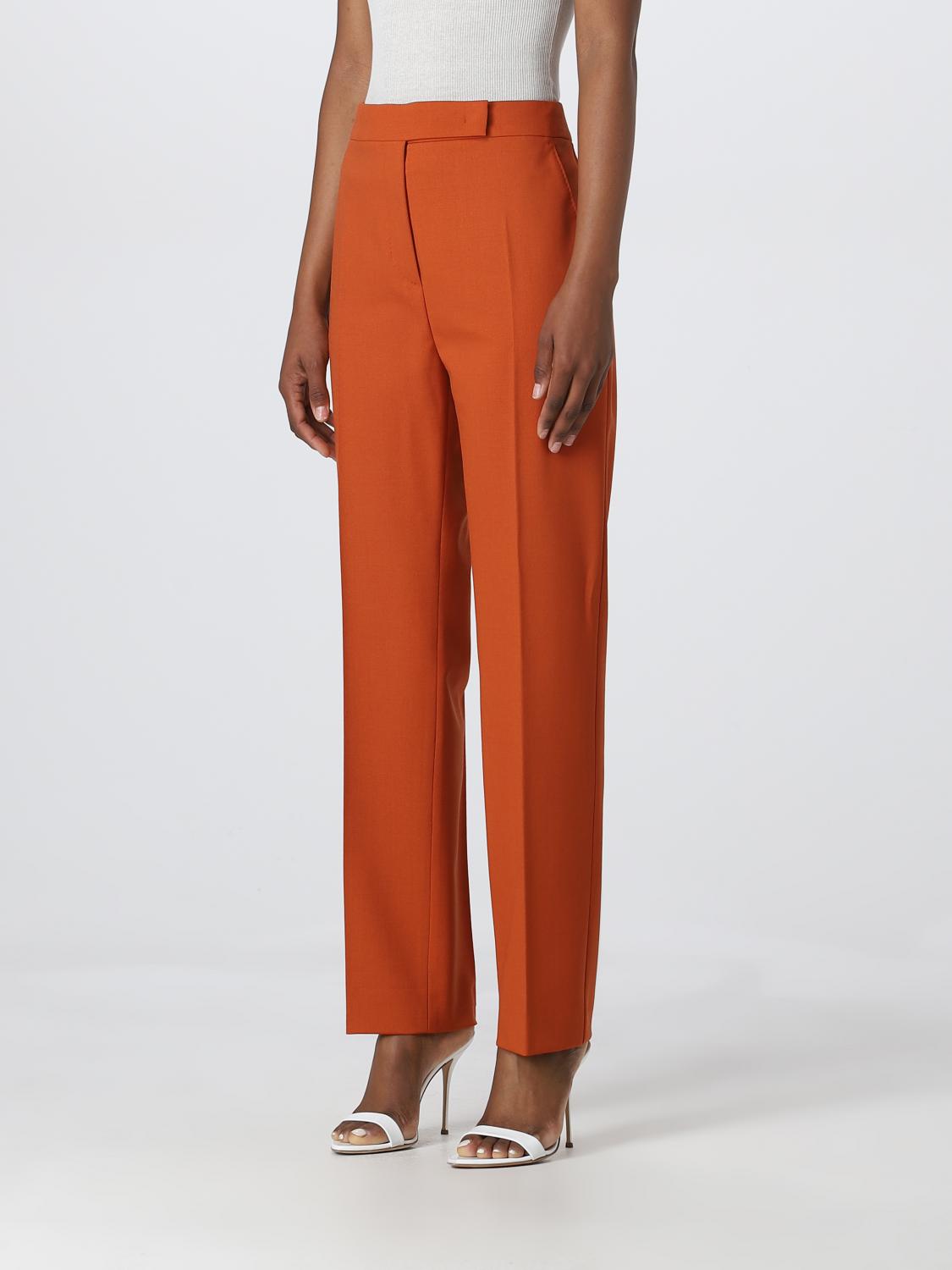 MAX MARA pants for woman Orange Max Mara pants 2311311431600 online on