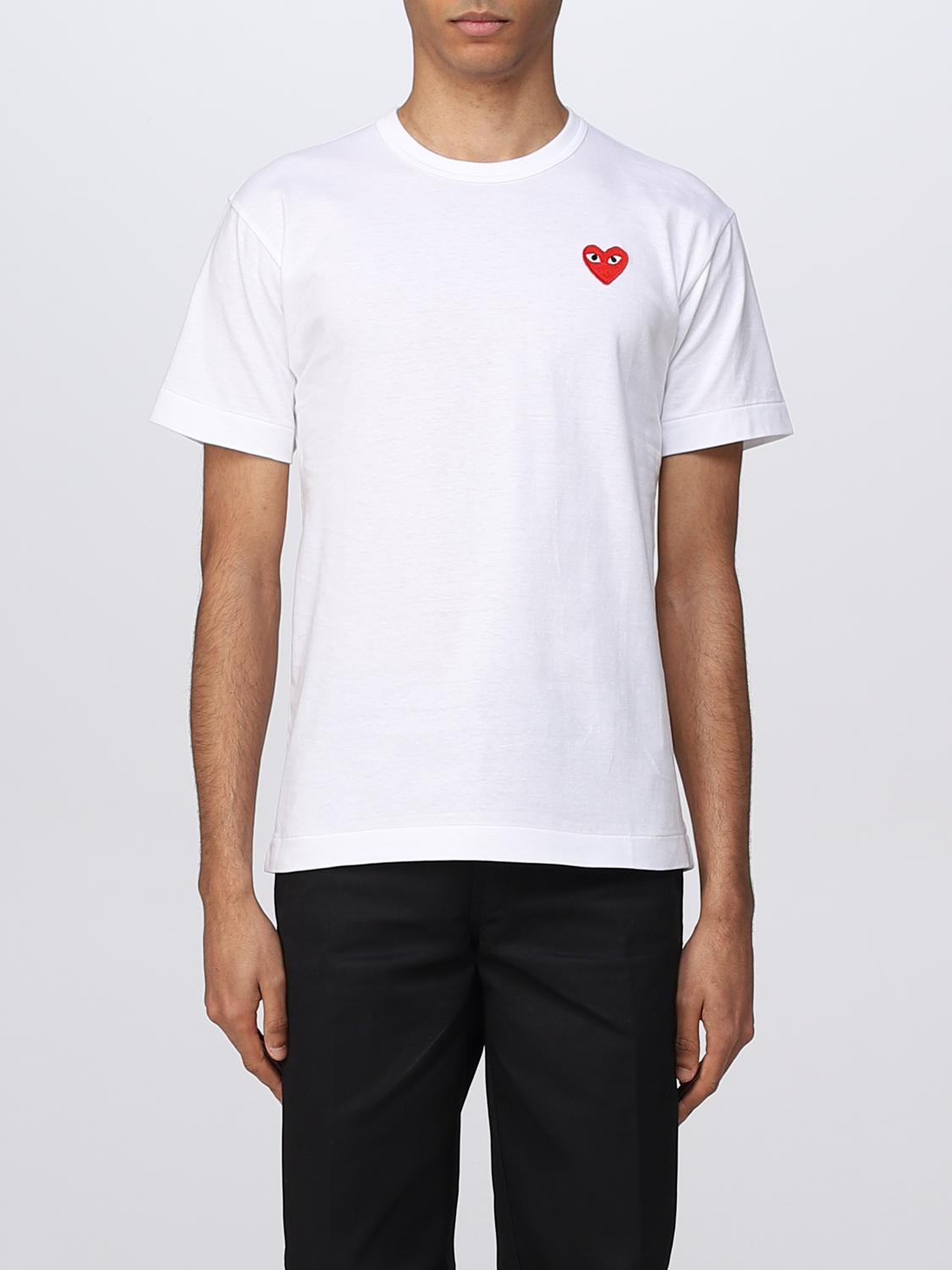 Comme Des Garçons Play T-shirt Comme Des Garcons Play Men Color White In White