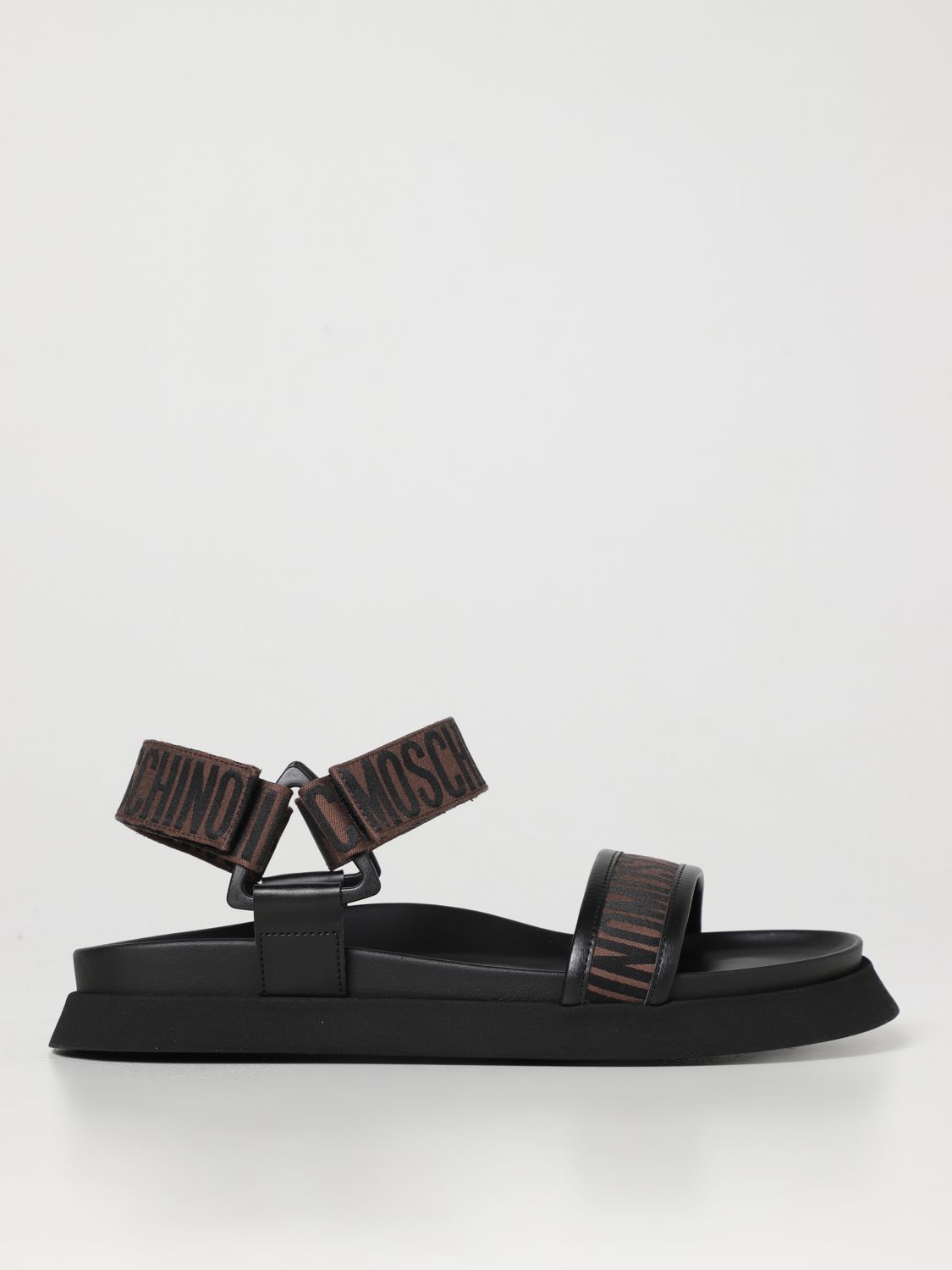 Moschino Couture Sandals  Men In Brown