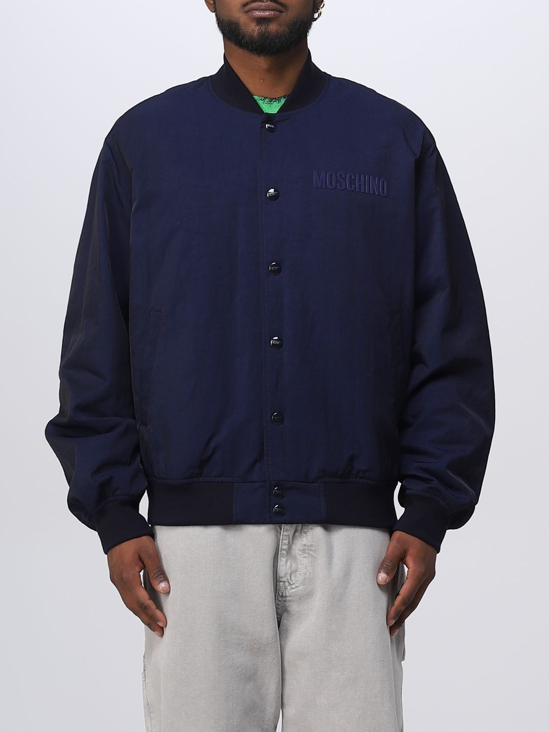 Moschino Jacket  Couture Men Color Blue