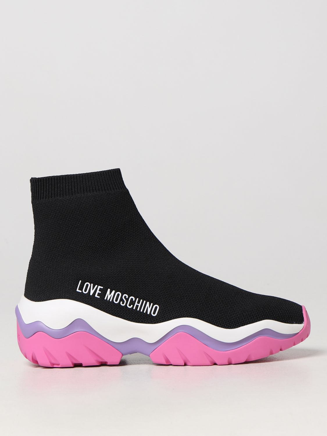 Punt het laatste rivier LOVE MOSCHINO: sneakers for woman - Black | Love Moschino sneakers  JA15574G1GIZR online on GIGLIO.COM