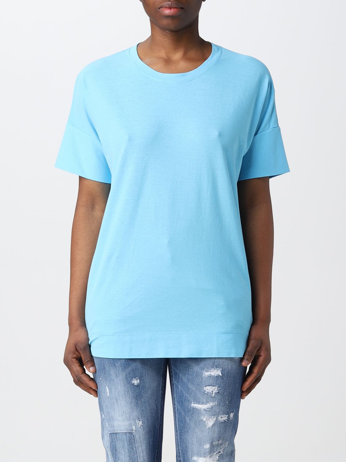 Drumohr T-shirt In Gnawed Blue