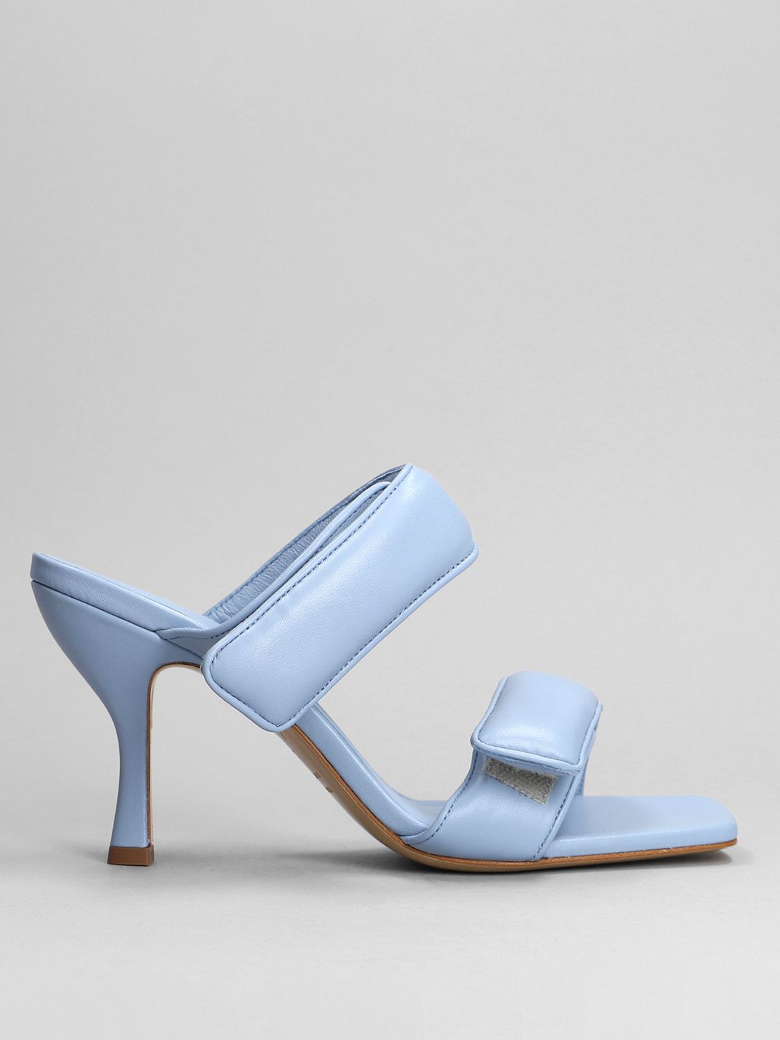 Gia Borghini Heeled Sandals  Woman Color Sky Blue